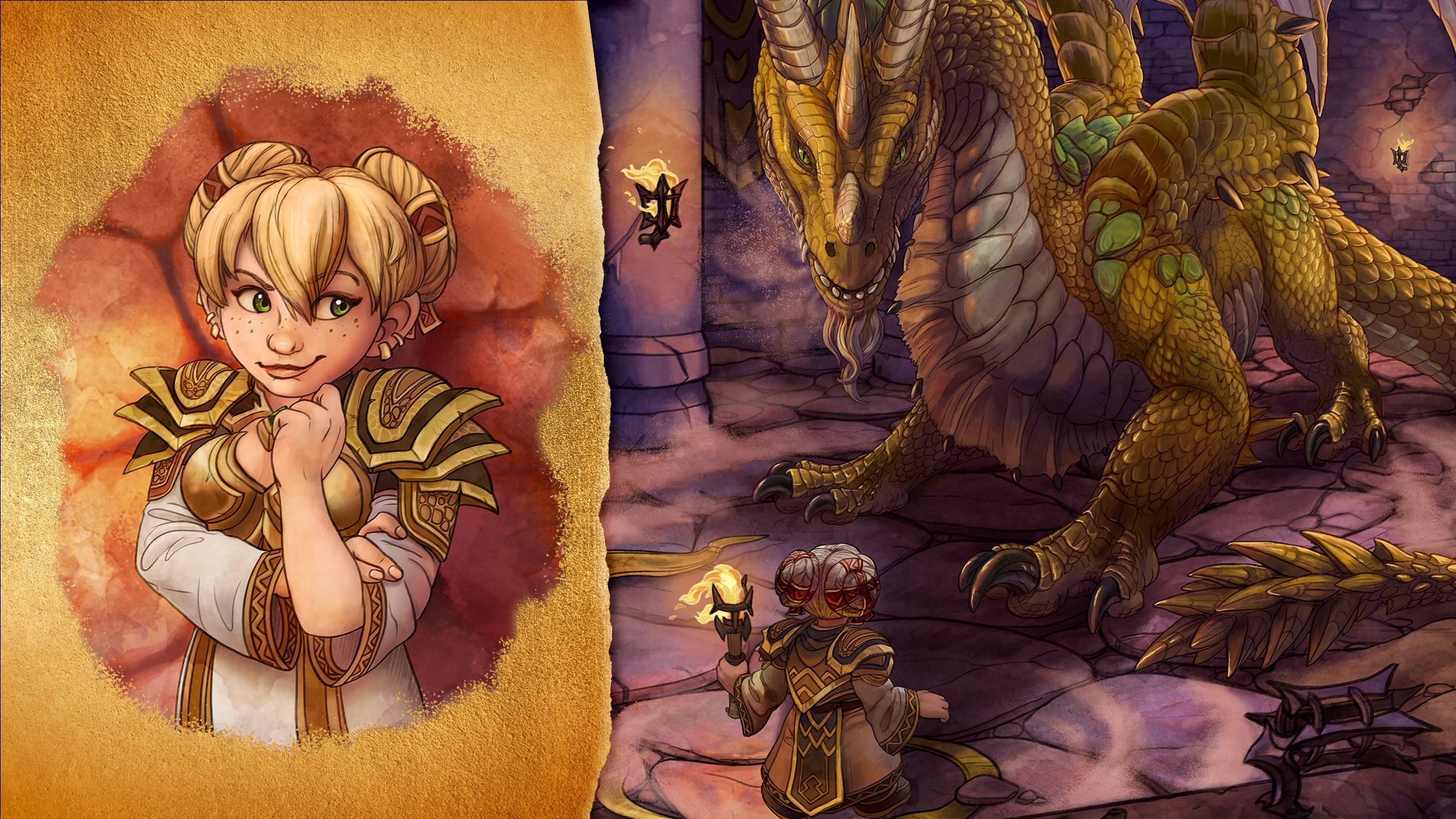 World Of Warcraft Dragonflight Chromie Video Games Video Game Art Video Game Characters Dragon 2400x1350