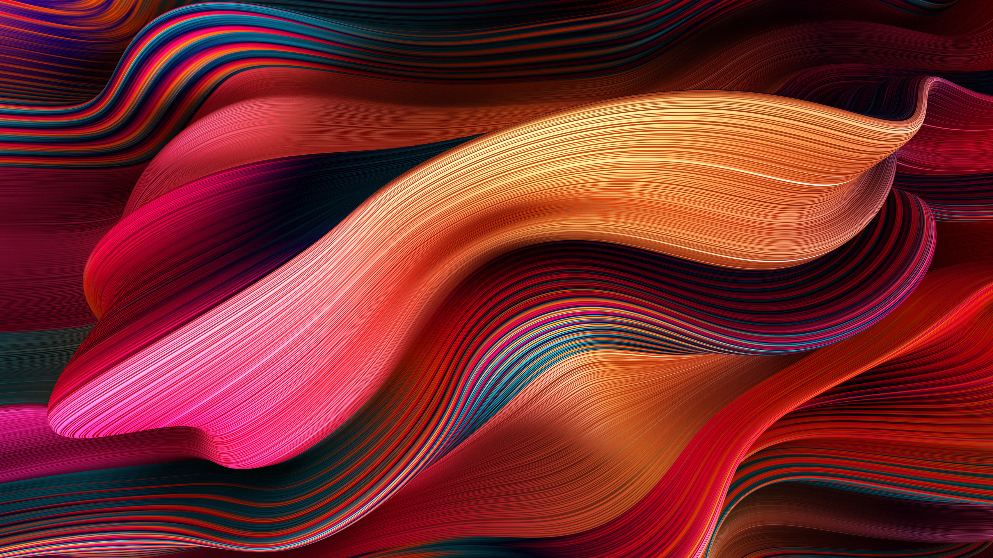 Danny Ivan Abstract Gradient Lines Colorful 3413x1920