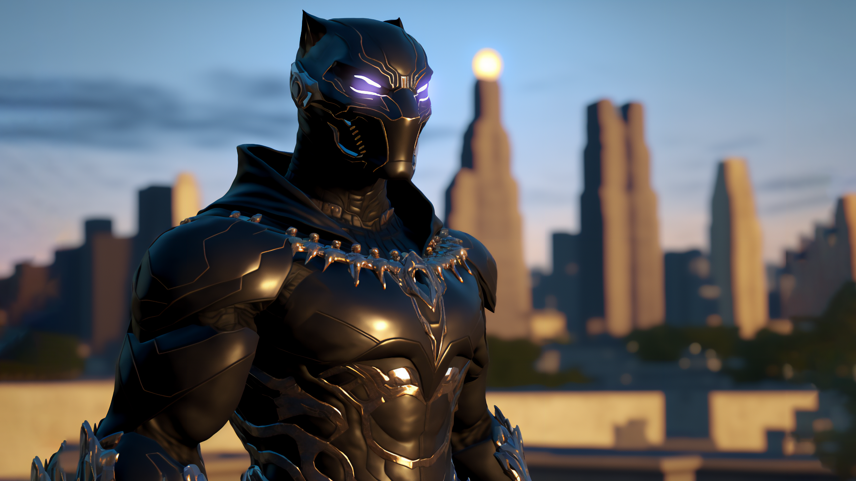 Black Panther Superhero Marvel Comics 3640x2048