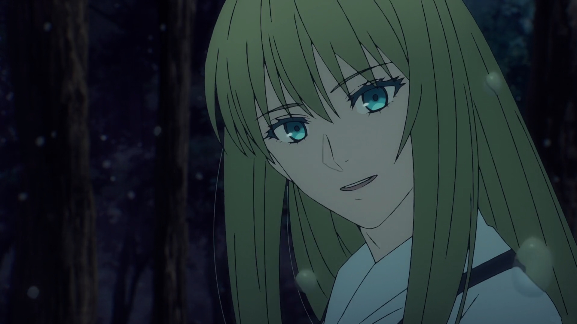 Fate Series Fate Strange Fake Enkidu FGO Anime Gender Fluid Long Hair Anime Screenshot Night 1920x1080