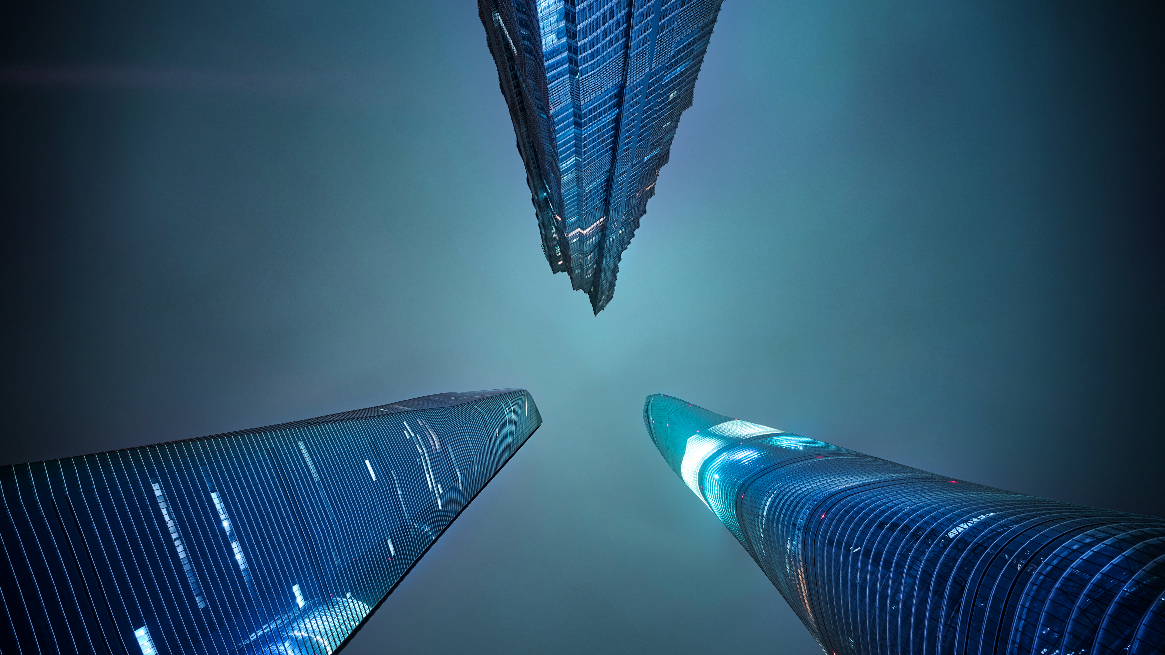Trey Ratcliff Photography Building Sky Skyscraper Shanghai 3840x2160