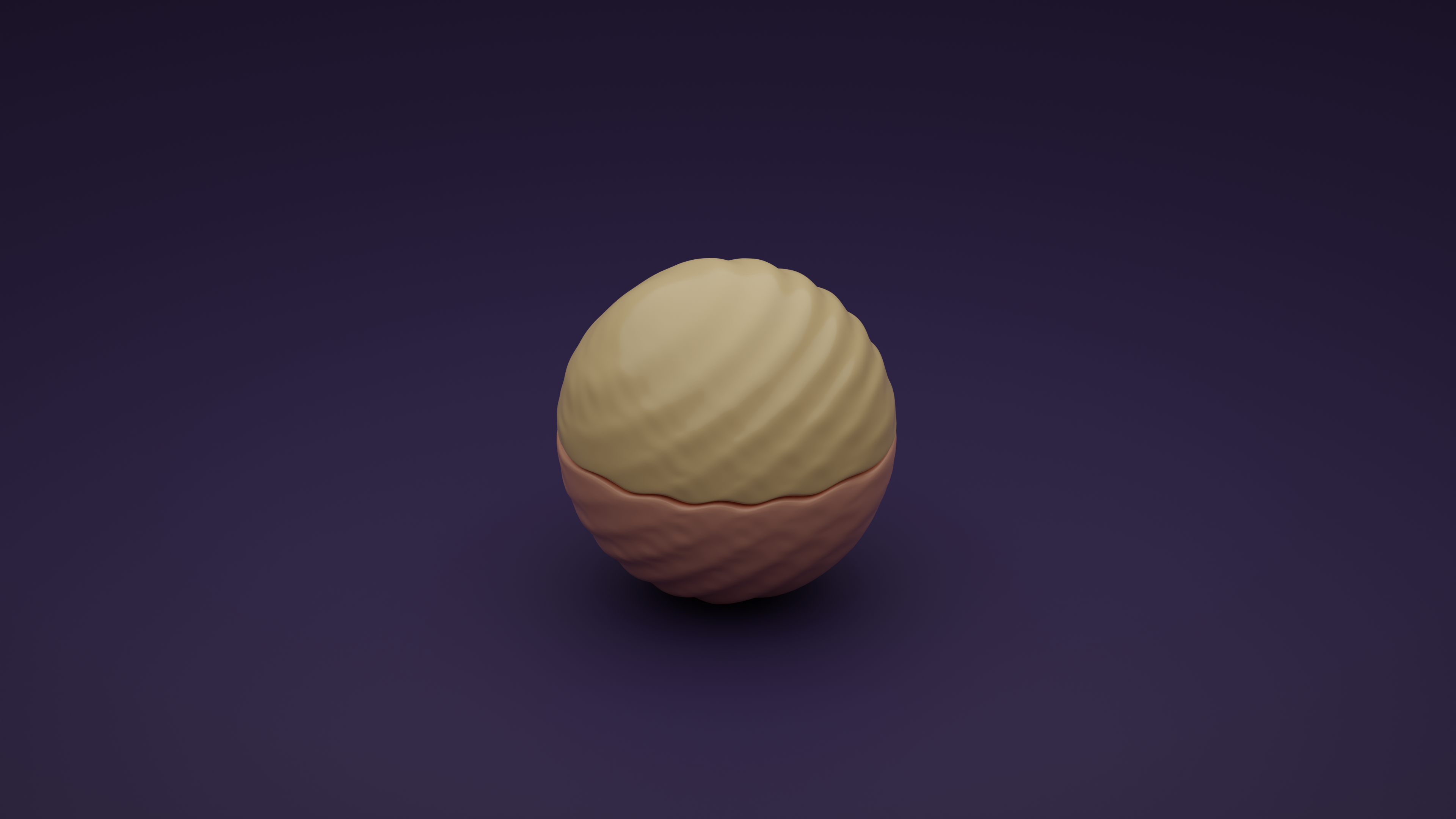 Blender CGi Geometry Nodes Minimalism Sphere Simple Background 3840x2160