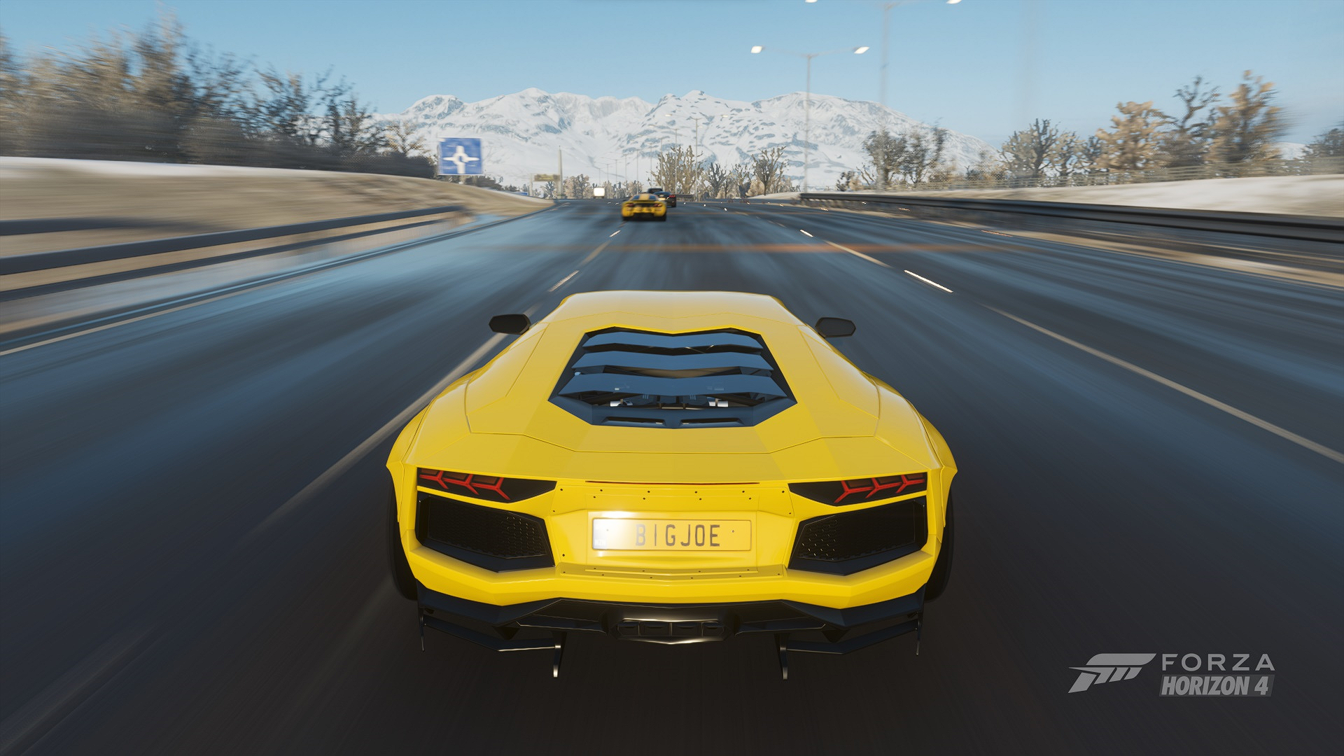 Forza Horizon 4 Forza Horizon Forza PlaygroundGames Car Driving CGi Lamborghini Aventador LibertyWal 1920x1080