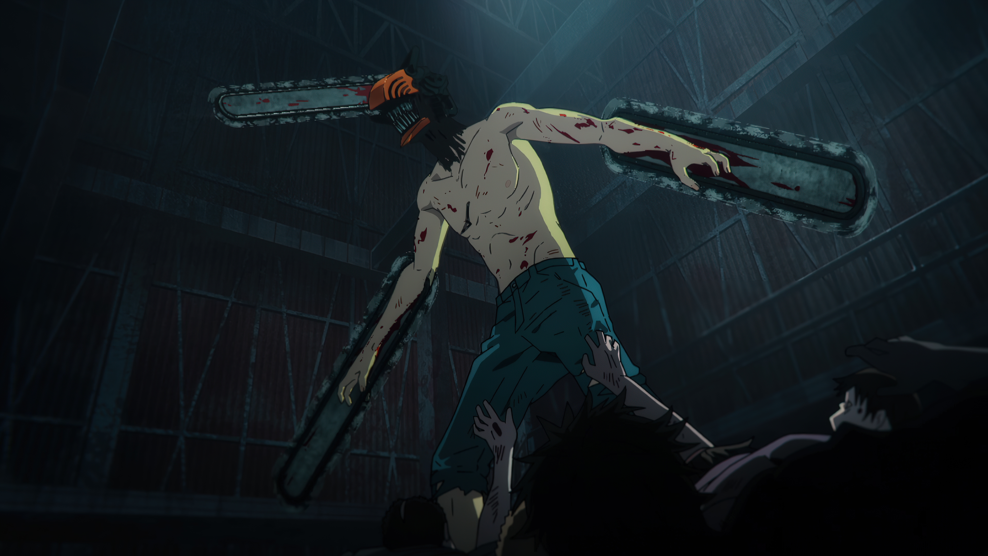 Chainsaw Man Anime 4K Anime Screenshot Denji Chainsaw Man Anime Boys Chainsaws 3840x2160