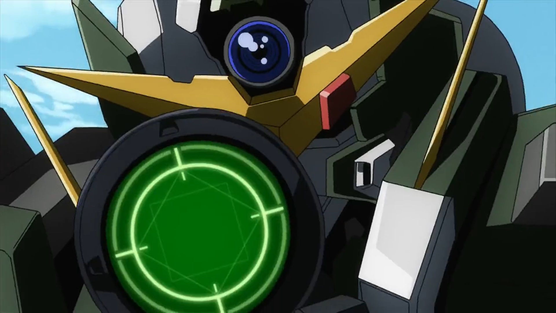 Anime Anime Screenshot Mechs Super Robot Taisen Gundam Mobile Suit Gundam 00 Artwork Digital Art Gun 1920x1080