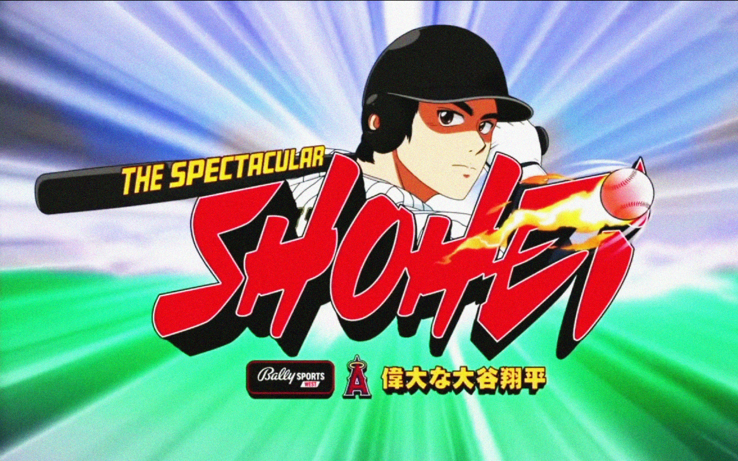 Shohei Ohtani Major League Baseball Anime Anime Boys Baseball Japanese Baseball Bat Helmet Simple Ba 2560x1600