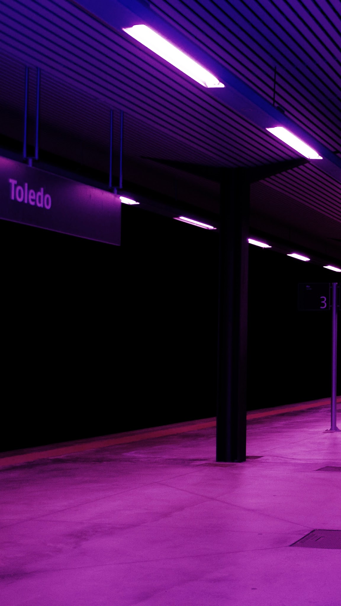 Dark Subway Station Isolation 1152x2048