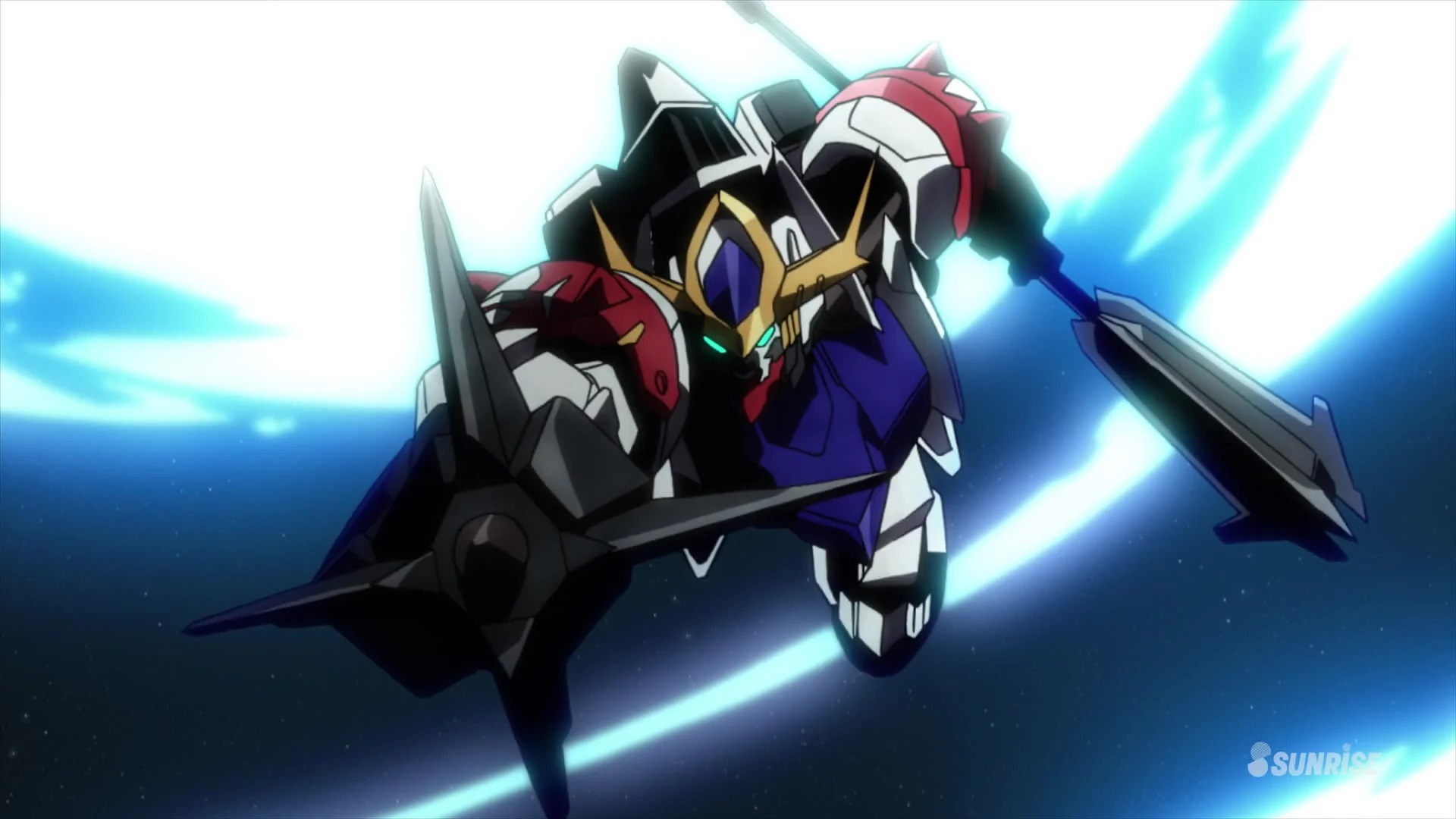 Gundam Barbatos Lupus Anime Mechs Gundam Mobile Suit Gundam Iron Blooded Orphans Super Robot Taisen  1920x1080