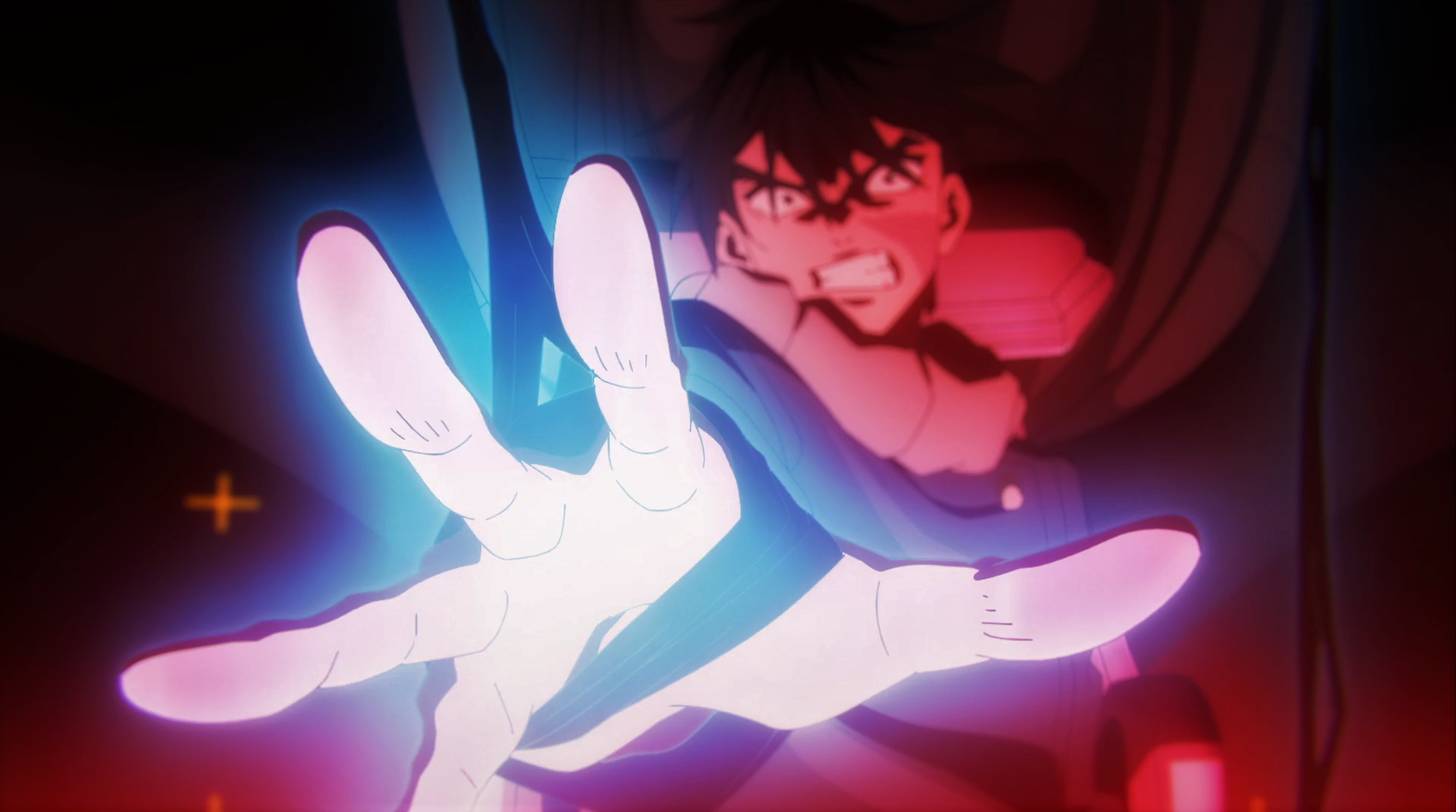 Jujutsu Kaisen Hands Angry Scarf Blue Light Uniform Anime Anime Screenshot Anime Boys 1920x1072