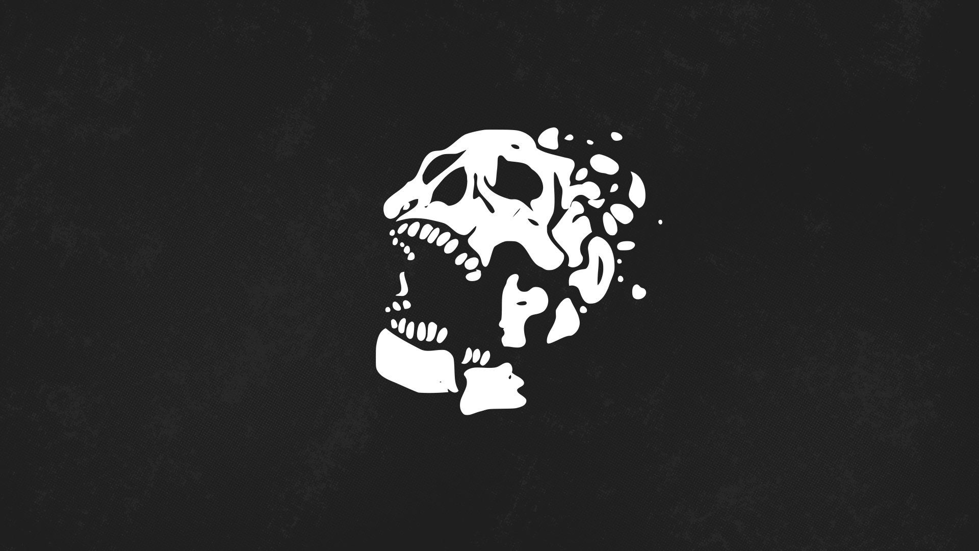 Dead By Daylight Minimalism Game Art Video Games Icon Skull Gray Background  Wallpaper - Resolution:1920x1080 - ID:1319453 