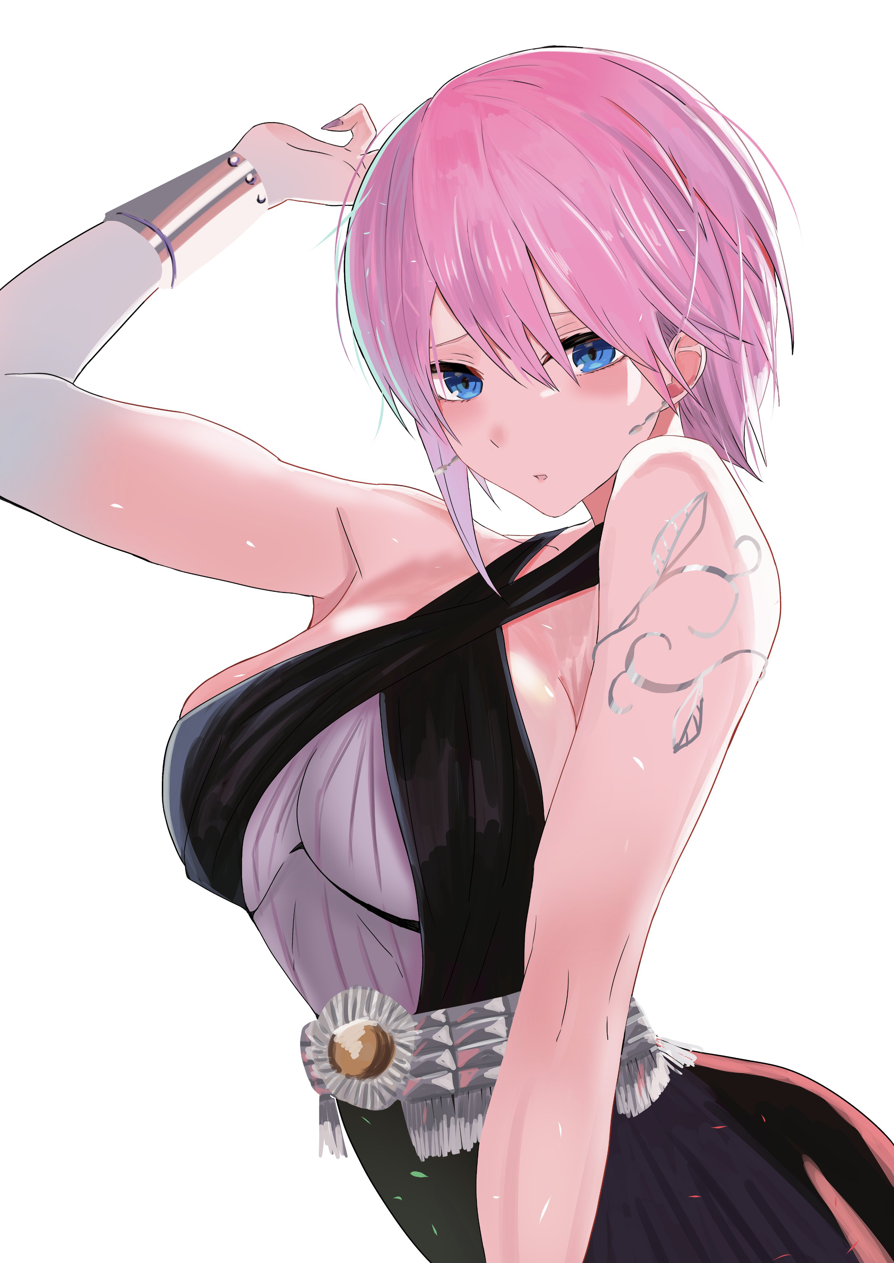 Anime Anime Girls 5 Toubun No Hanayome Nakano Ichika Short Hair Pink Hair Solo Artwork Digital Art F 2900x4096