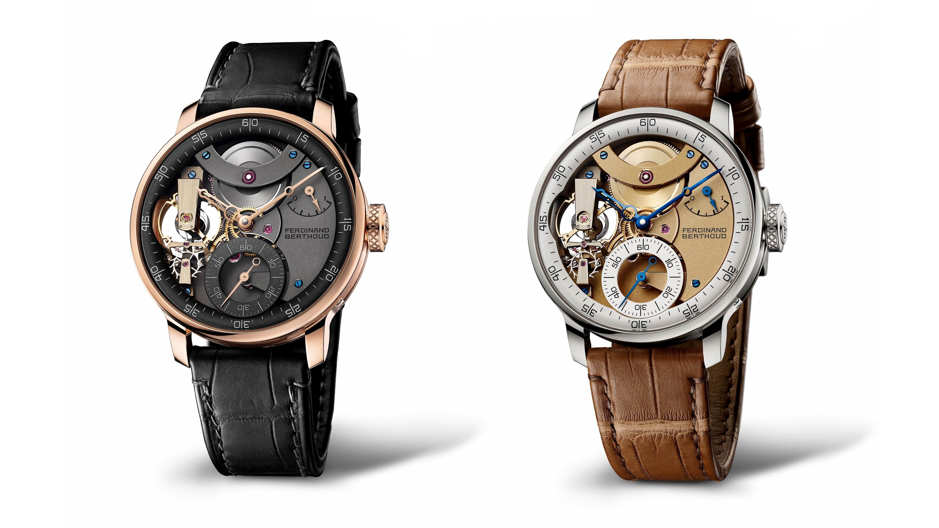 Ferdinand Berthoud Watch Numbers Technology Luxury Watches Simple Background White Background Wristw 3840x2160