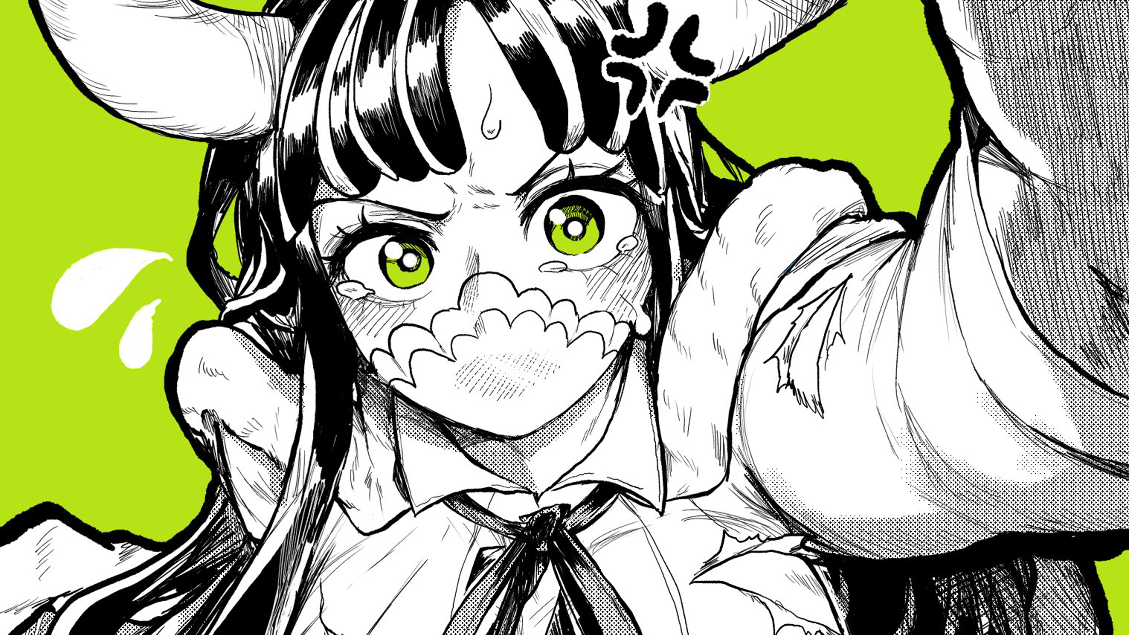One Piece One Piece Ulti Yotsumishiro Illustration Anime Girls Tsundere Selective Coloring Tears Hor 3840x2160