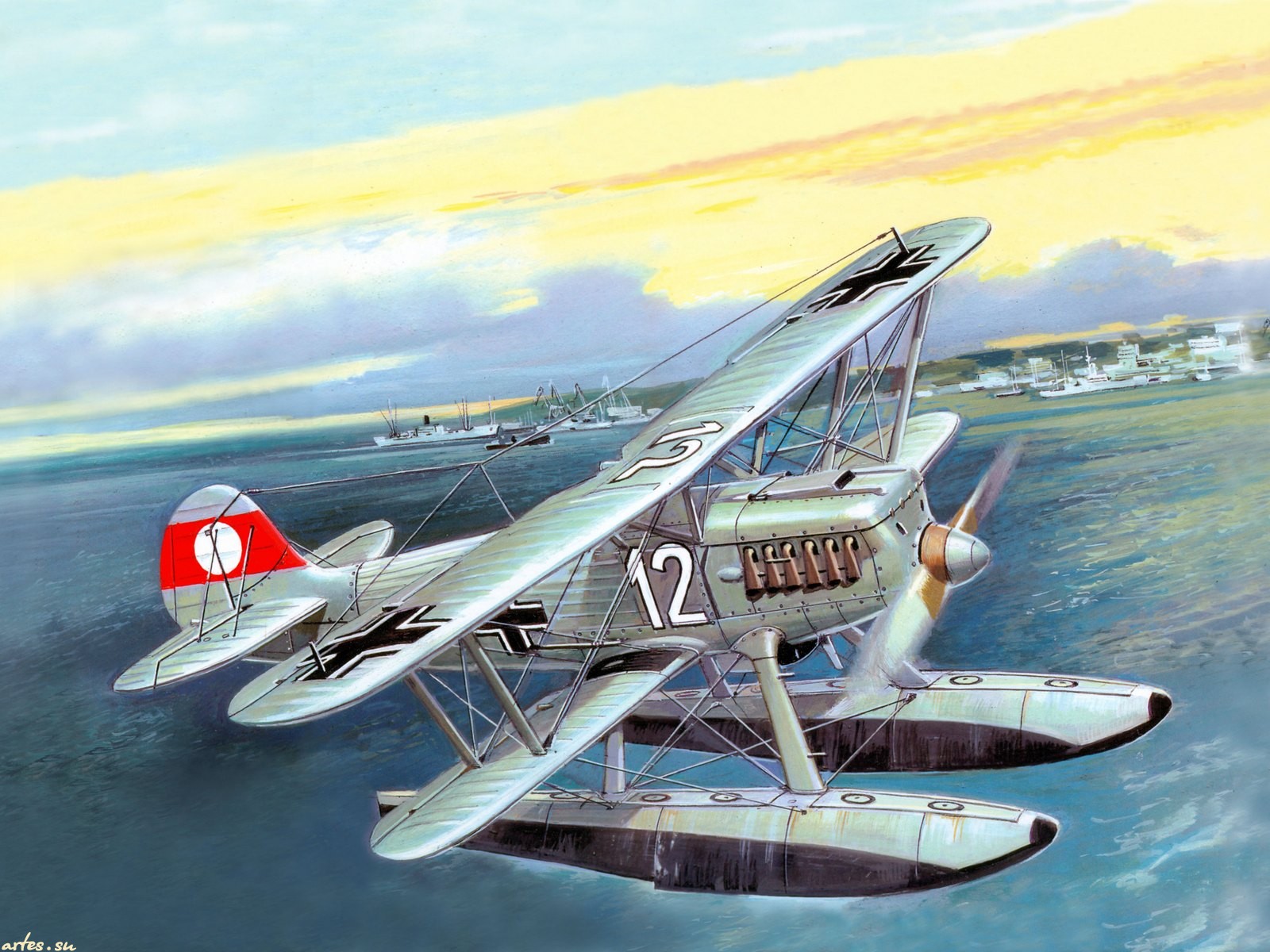 World War Ii War Military Aircraft Airplane Aircraft Biplane Military Floatplane Luftwaffe 1600x1200