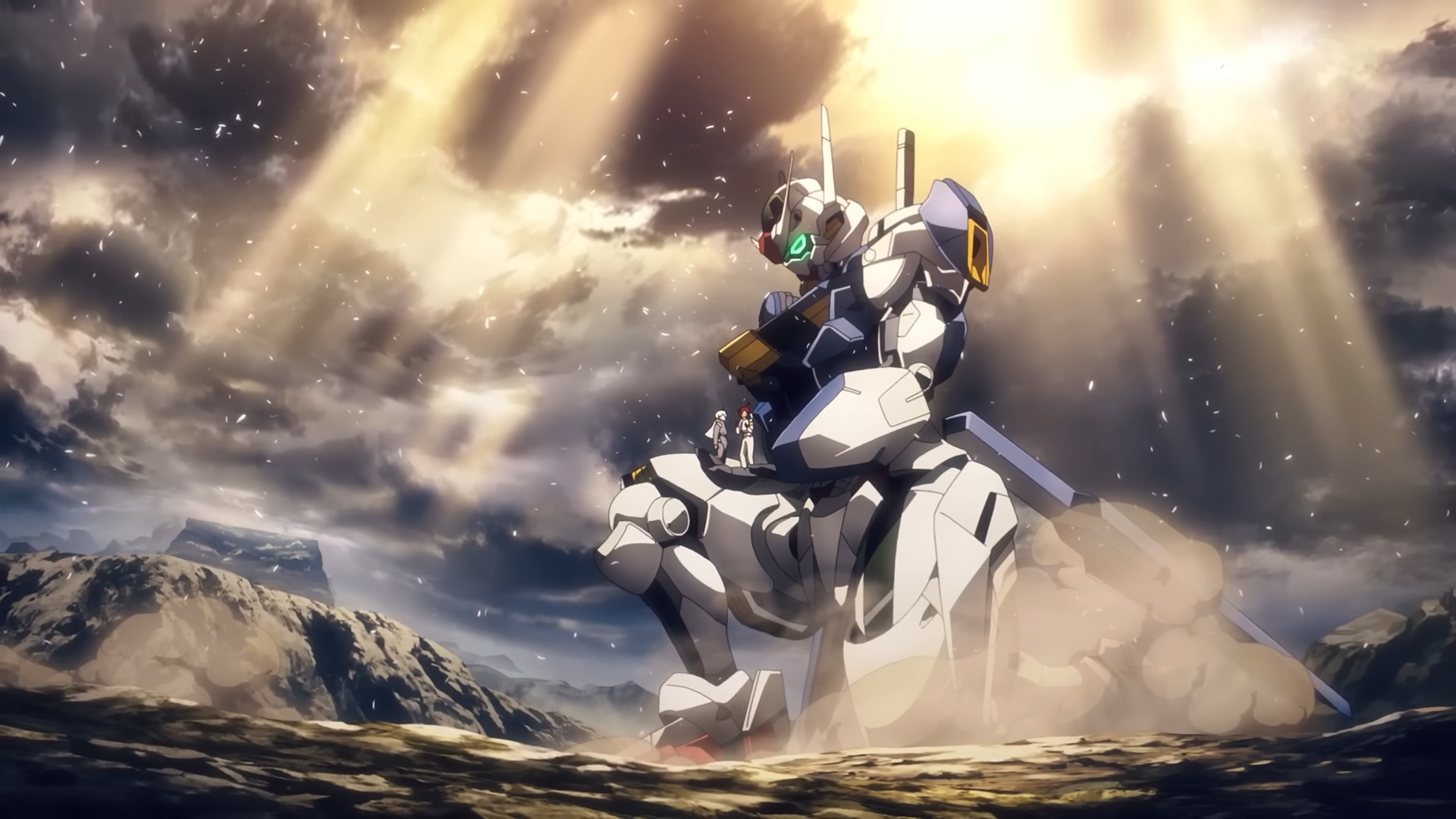 Anime Anime Screenshot Mechs Mobile Suit Gundam THE WiTCH FROM MERCURY Super Robot Taisen Gundam Aer 1920x1080