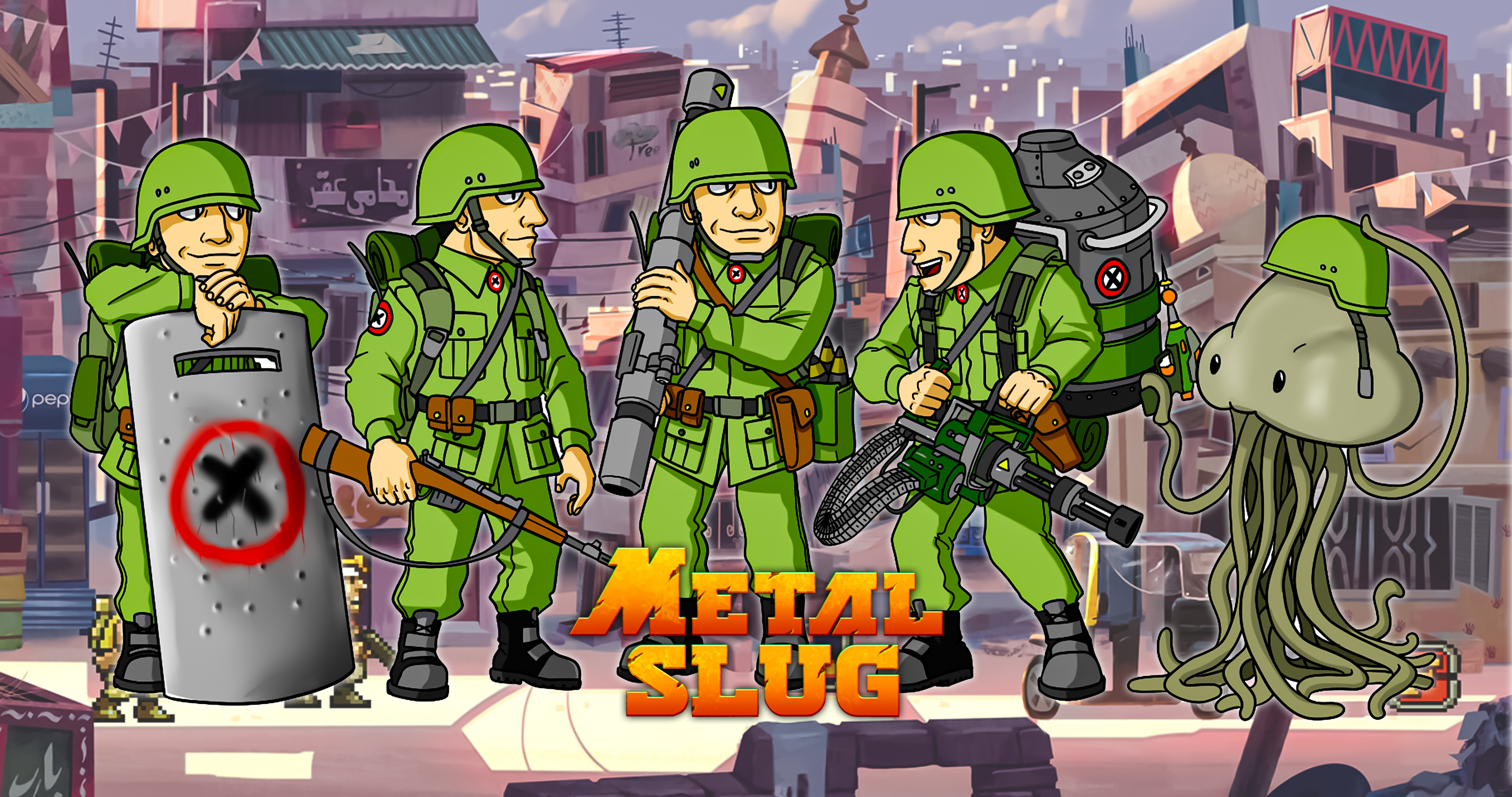 Metal Slug Game Poster Metal Slug 3 Metal Slug 7 Metal Slug XX Video Games Video Game Art Video Game 4096x2160