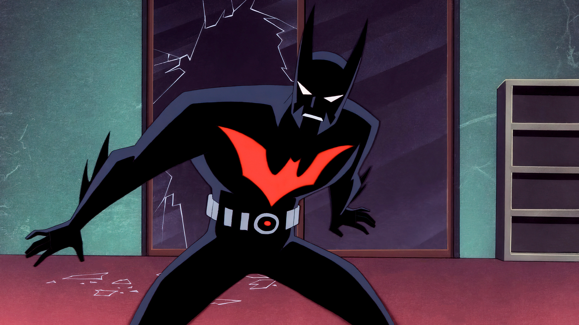 Batman Beyond Animation Animated Series Cartoon Terry McGinnis Batman Warner Brothers Production Cel 1920x1080