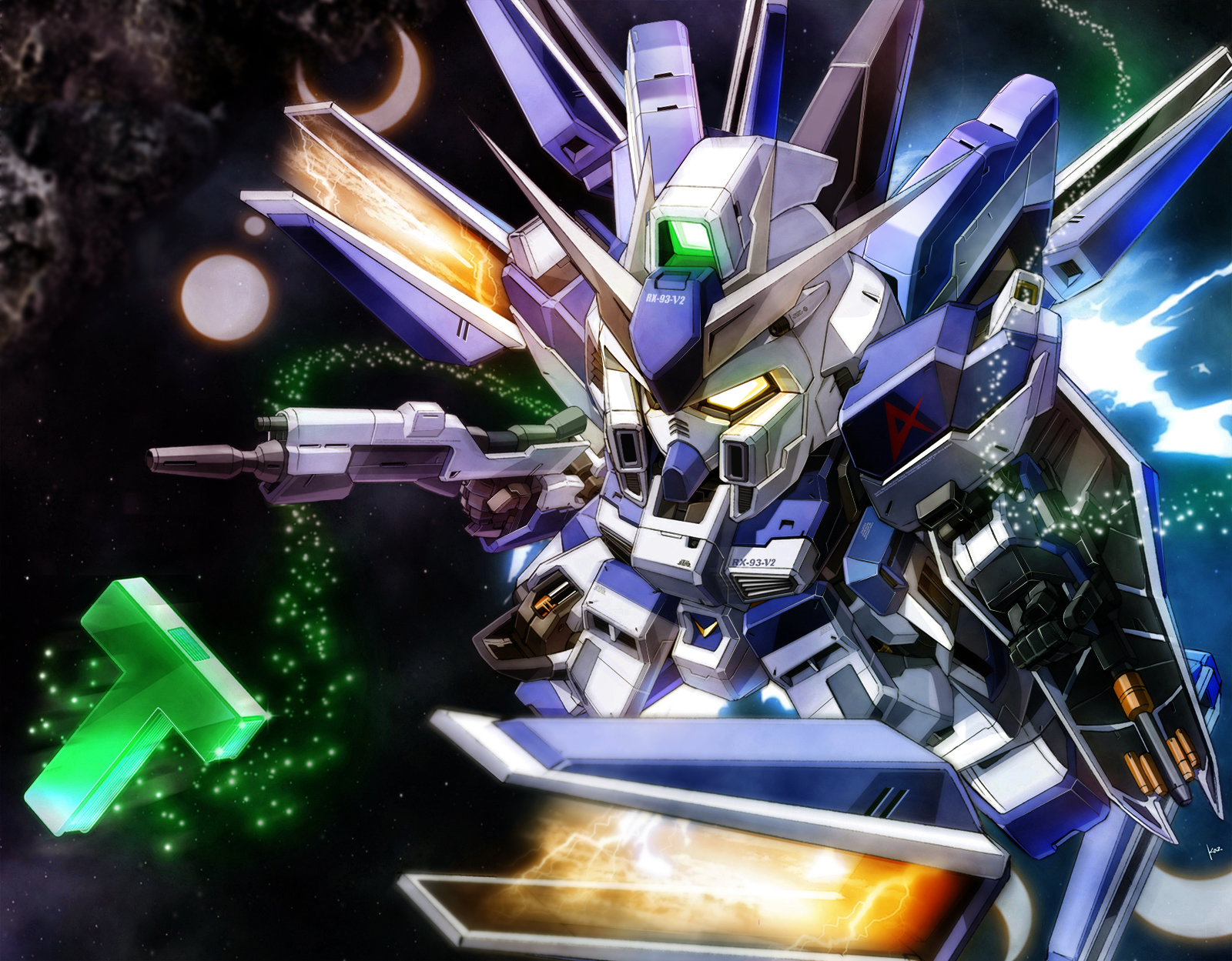 Hi Gundam Mobile Suit Gundam CCA Beltorchikas Children Anime Mechs Super Robot Taisen Gundam Artwork 1600x1249