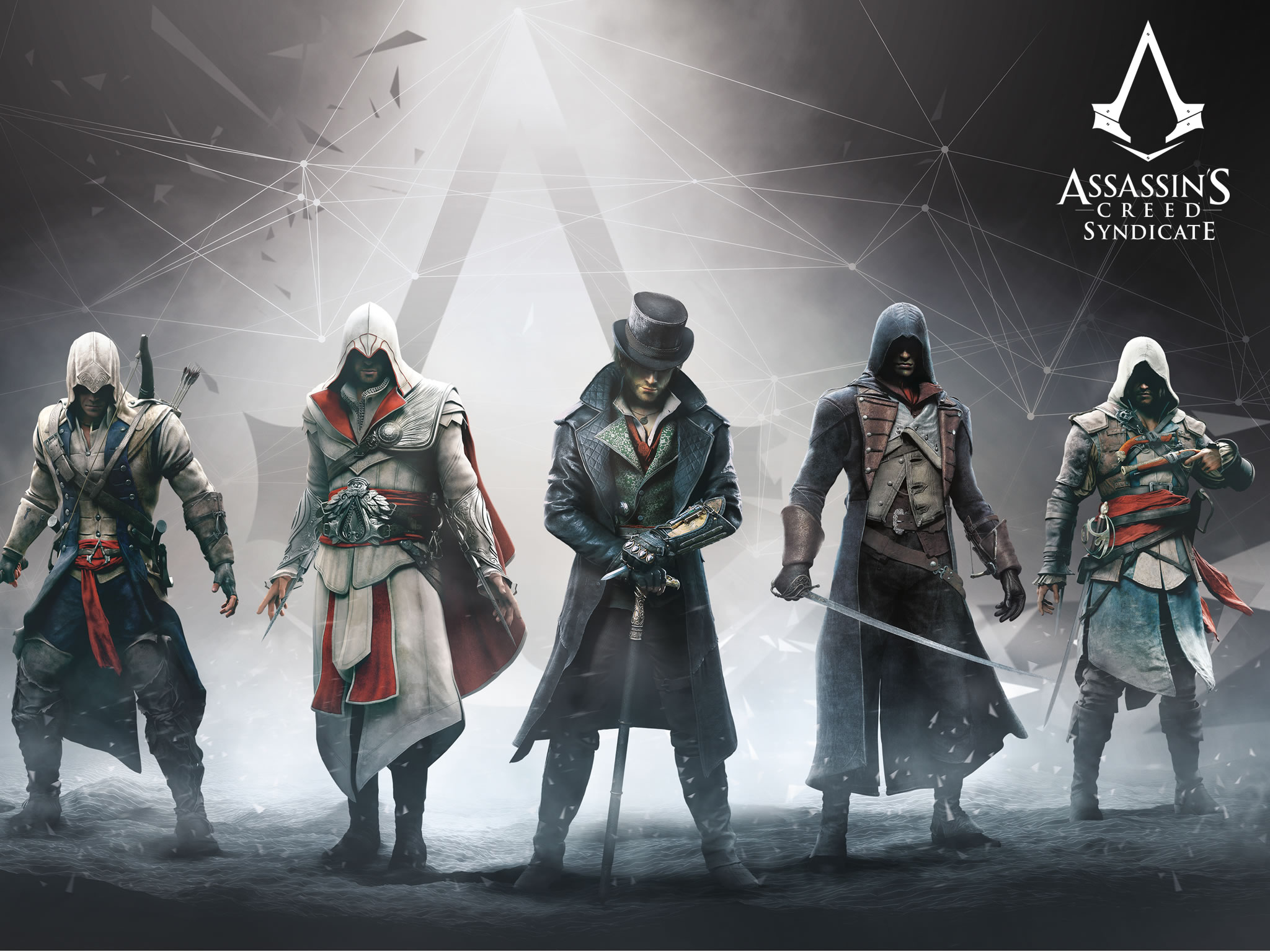 JJGG GGTV Assasins Creed Syndicate Video Games Logo Video Game Characters 2048x1536