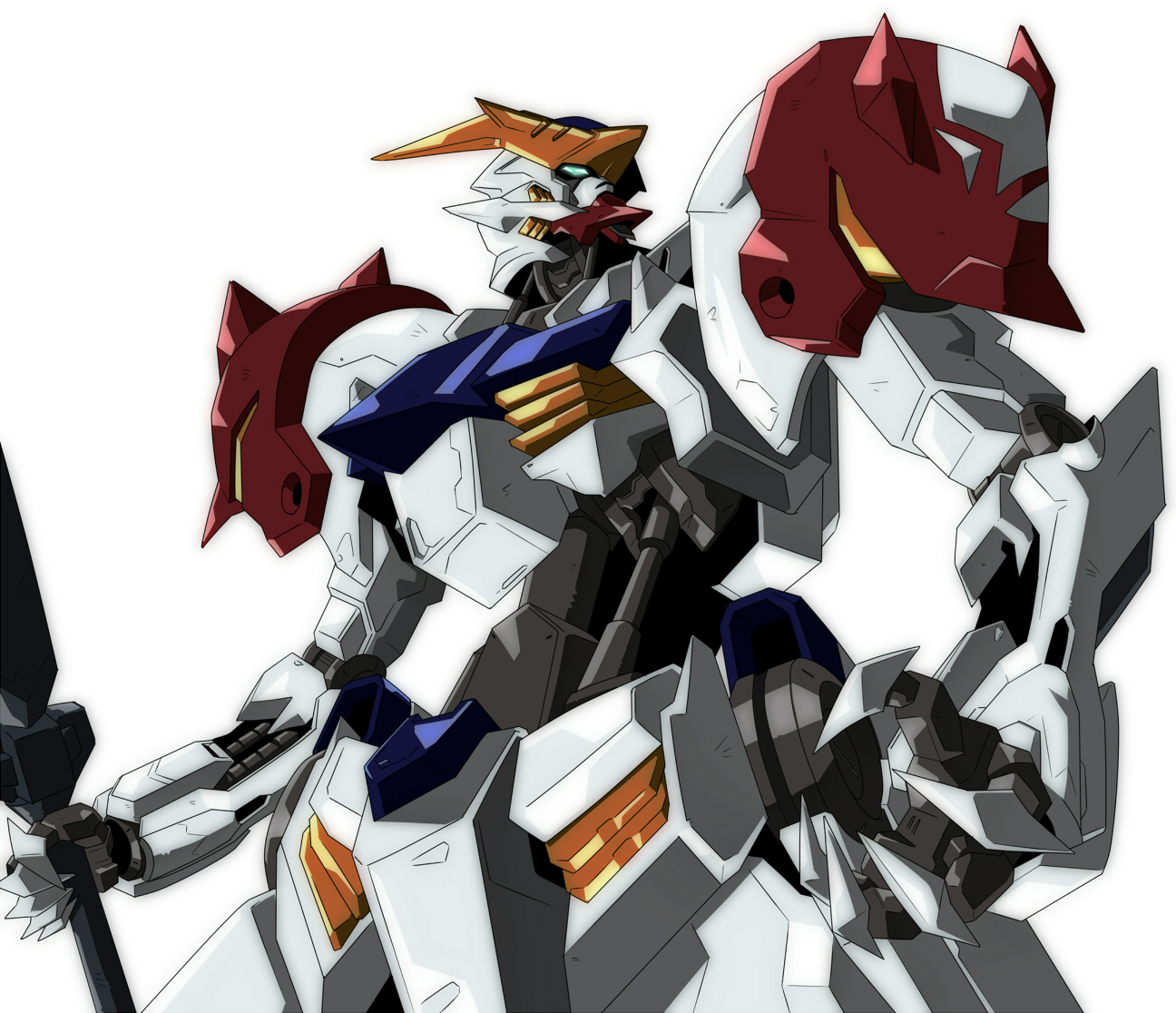 Anime Mechs Super Robot Taisen Gundam Barbatos Lupus Gundam Mobile Suit Gundam Iron Blooded Orphans  1296x1116