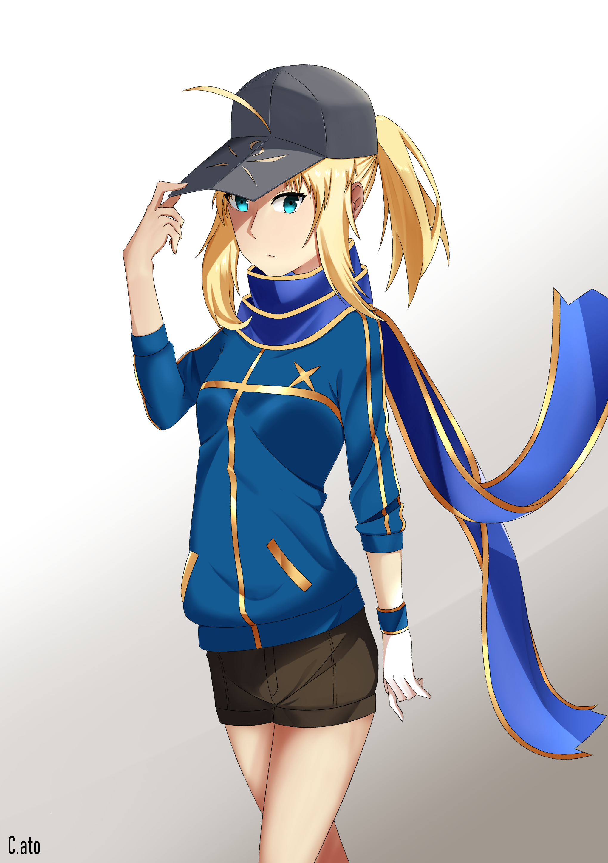 Anime Anime Girls Fate Series Fate Grand Order Mysterious Heroine X Fate Grand Order Ponytail Blonde 2039x2894
