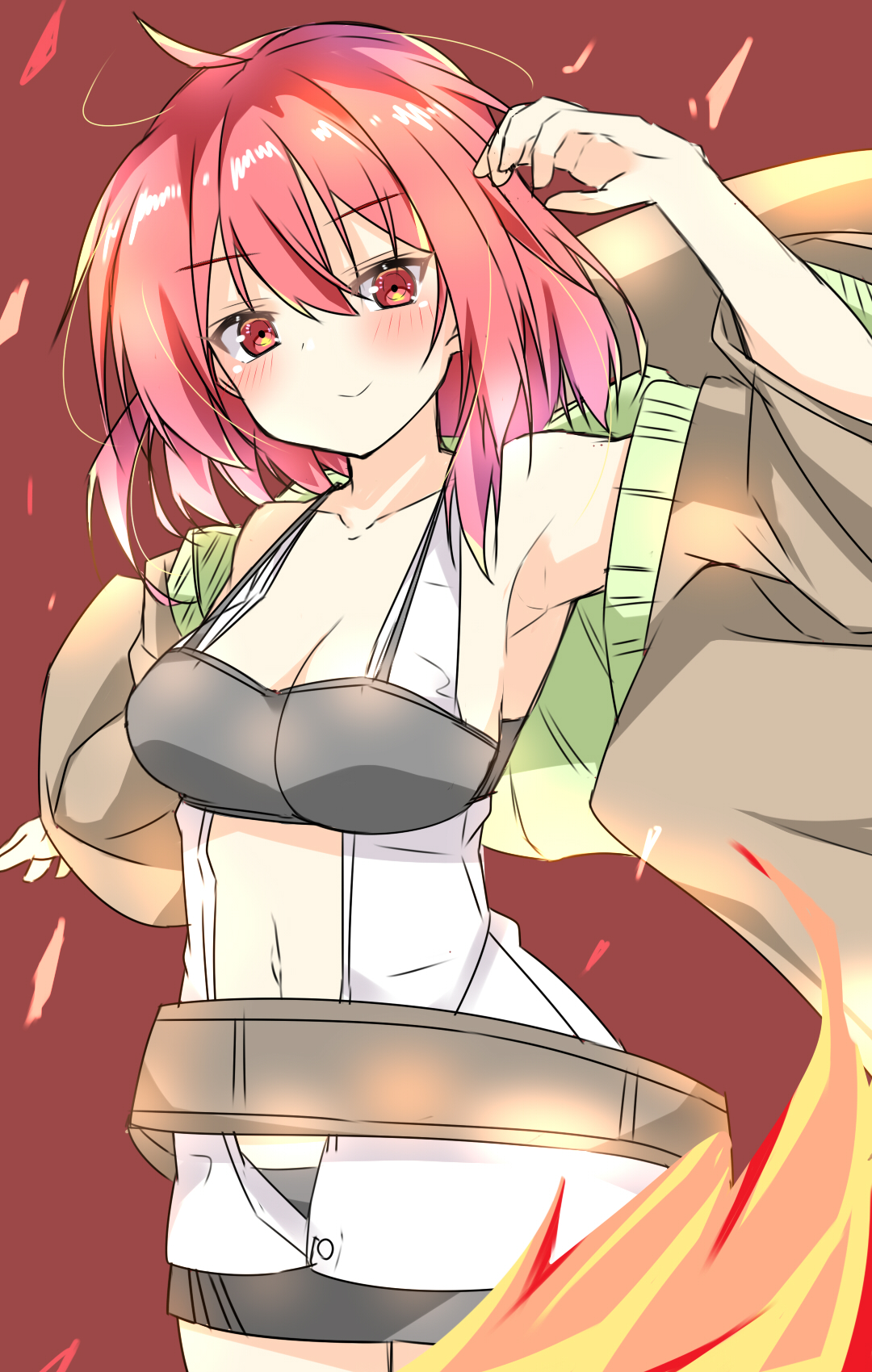 Anime Anime Girls Trading Card Games Yu Gi Oh Hiita The Fire Charmer Shoulder Length Hair Redhead So 1080x1700