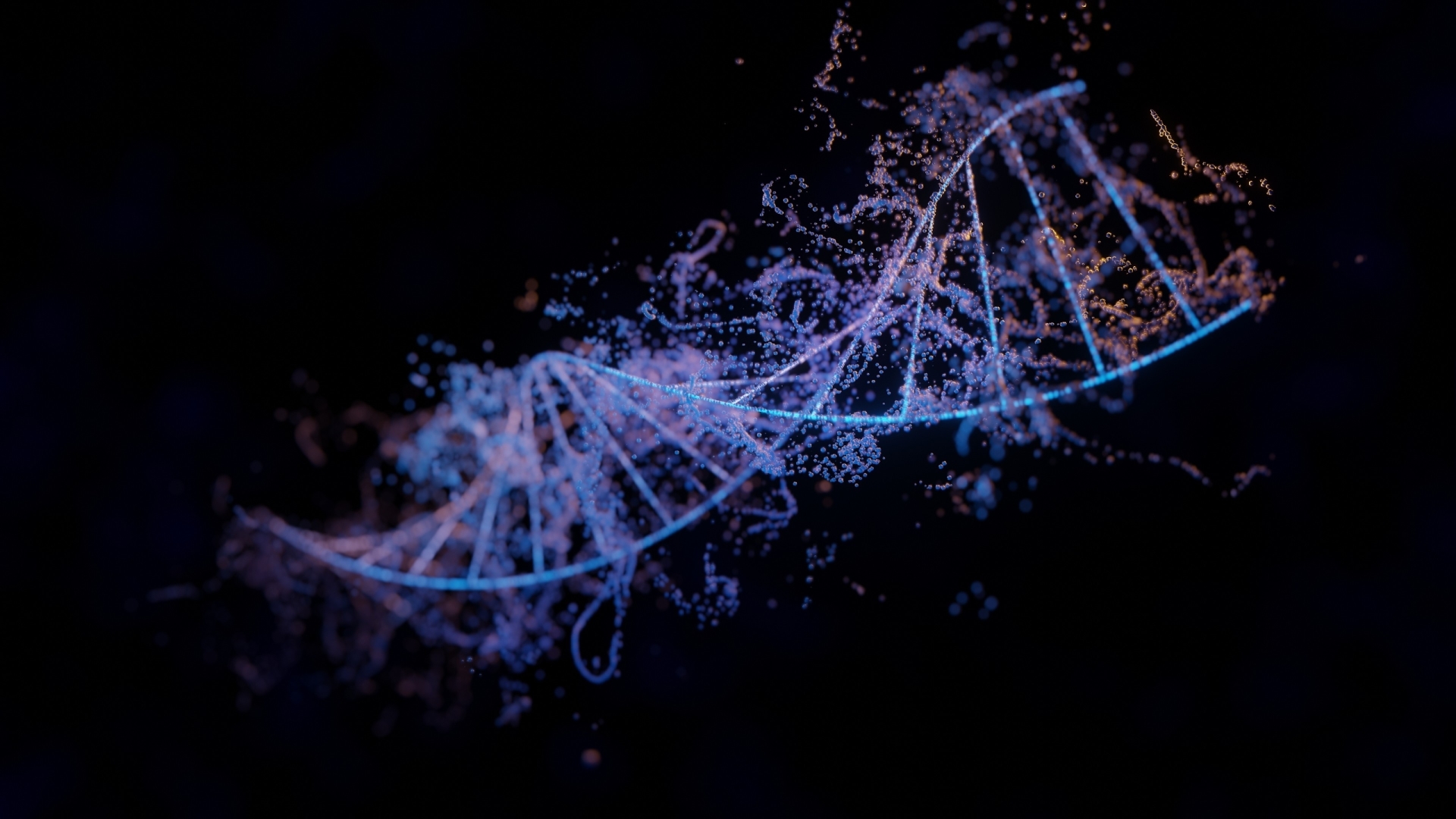 Artistic DNA Structure 1920x1080