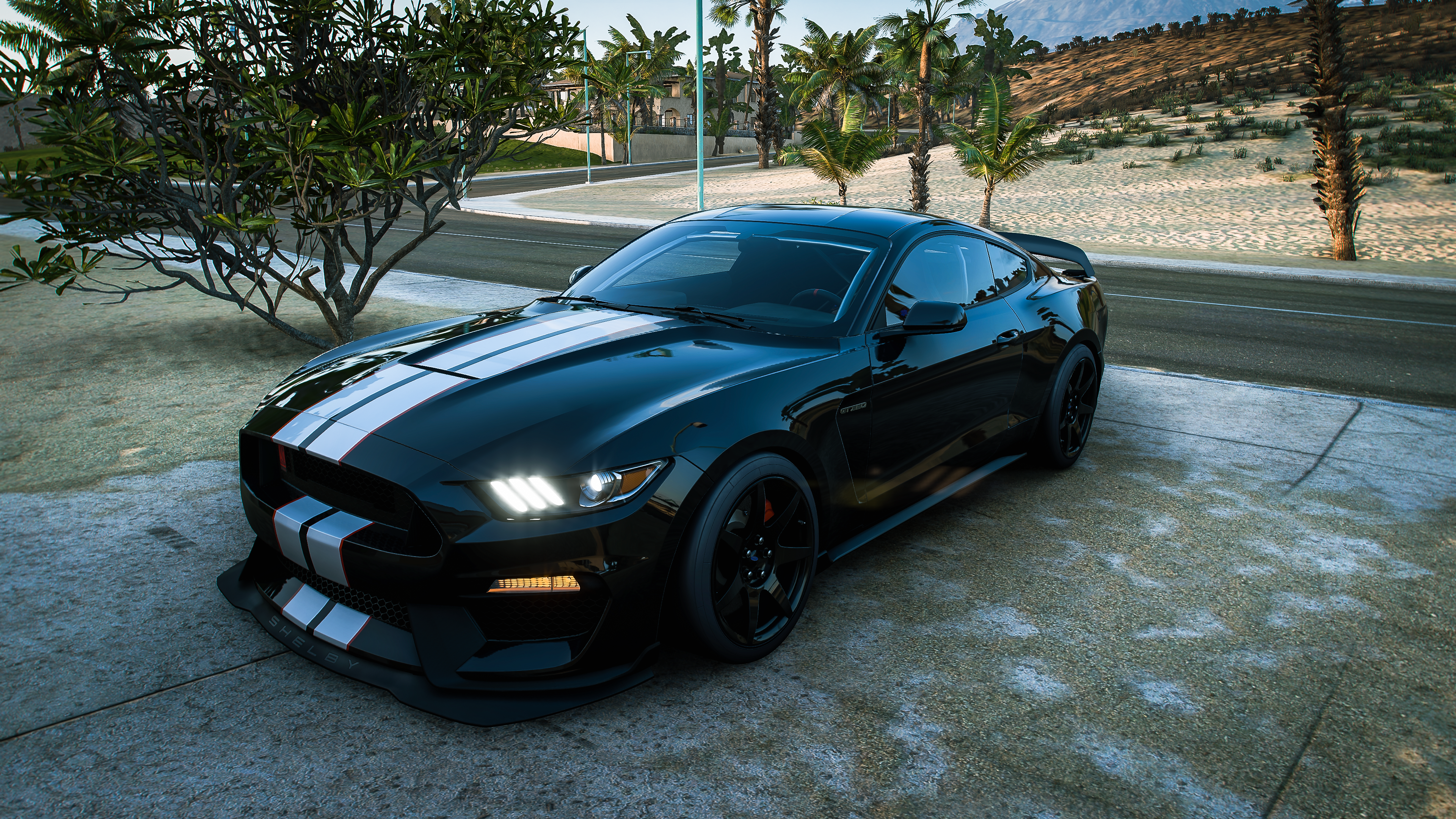 Forza Horizon 5 Forza Horizon Forza Ford Shelby Race Cars Video Games Video Game Art Garage Mexican  3840x2160