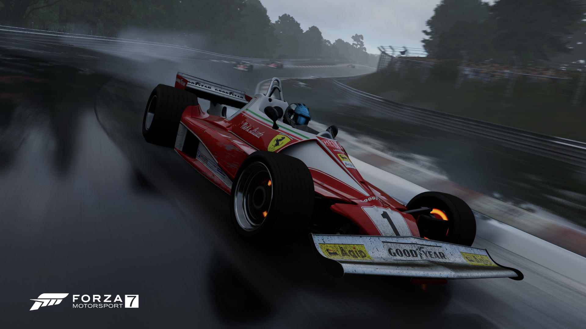 Forza Motorsport 7 Ferrari Racing Niki Lauda Video Games Race Cars CGi Formula 1 1920x1080