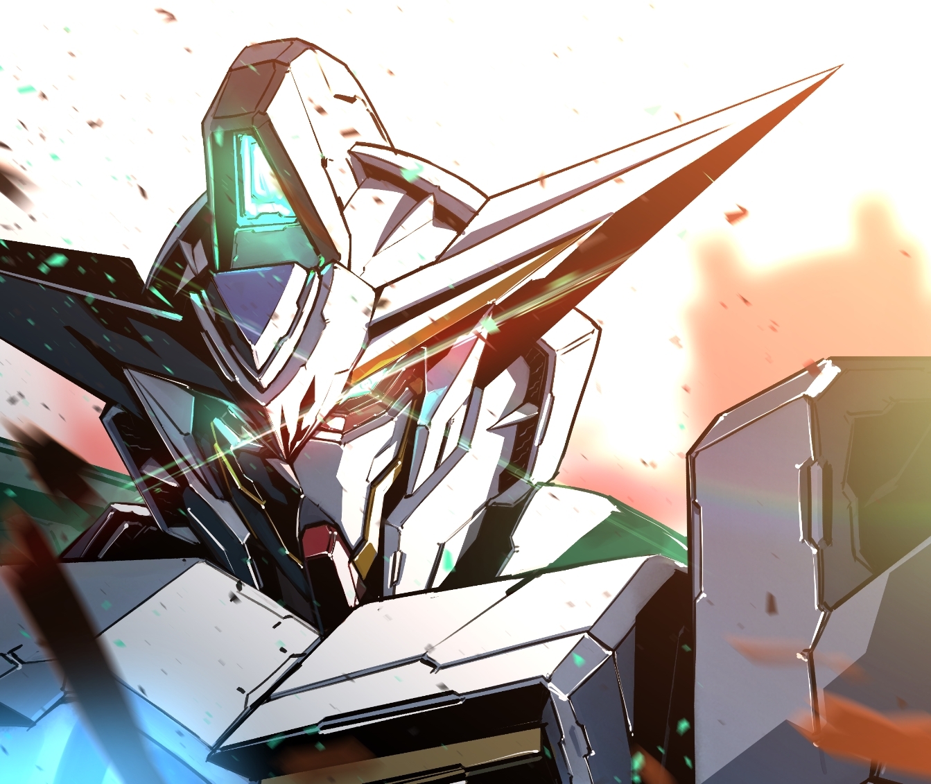 Anime Mechs Gundam Super Robot Taisen Mobile Suit Gundam 00 Reborns Gundam Artwork Digital Art Fan A 1343x1131