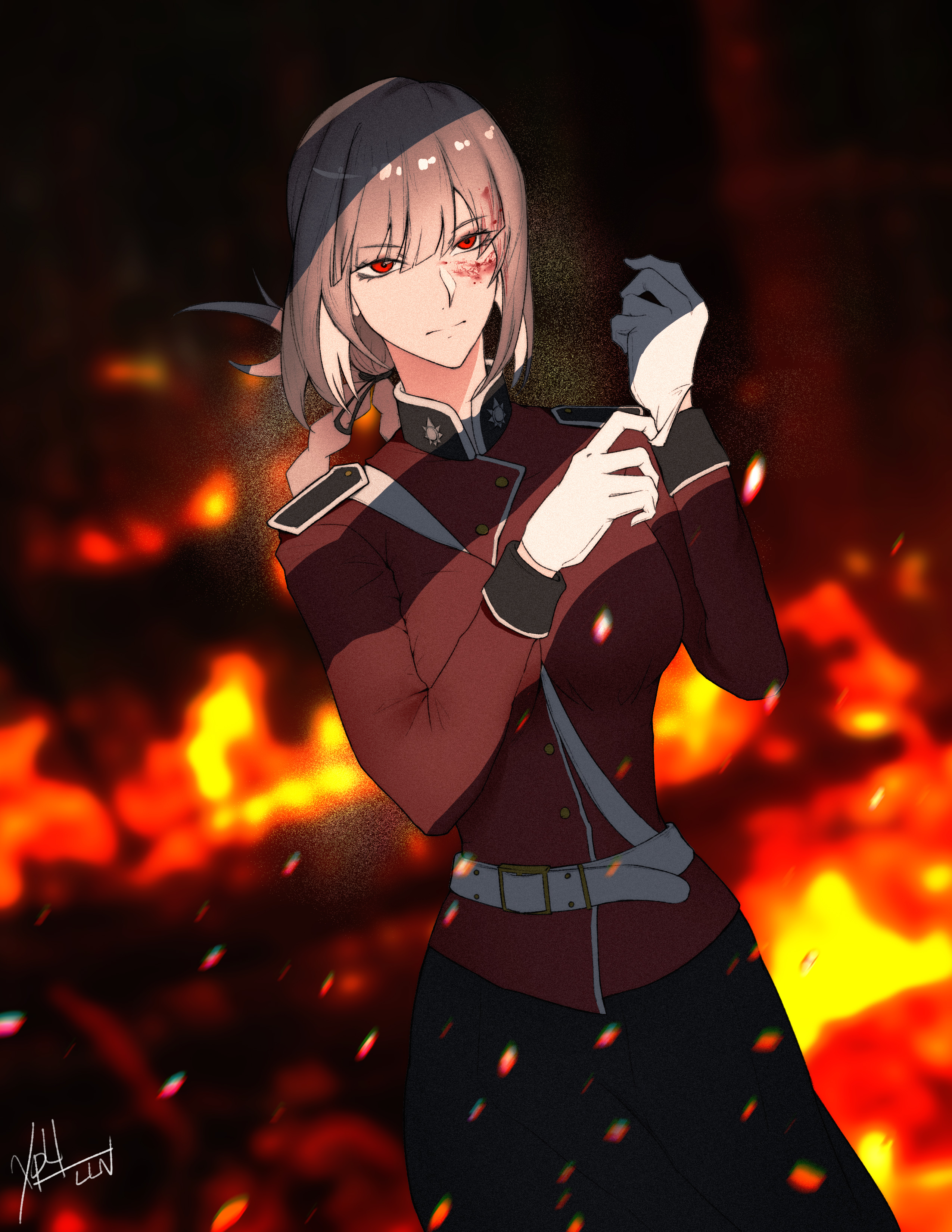 Anime Anime Girls Fate Series Fate Grand Order Florence Nightingale Fate Grand Order Long Hair Silve 2550x3300