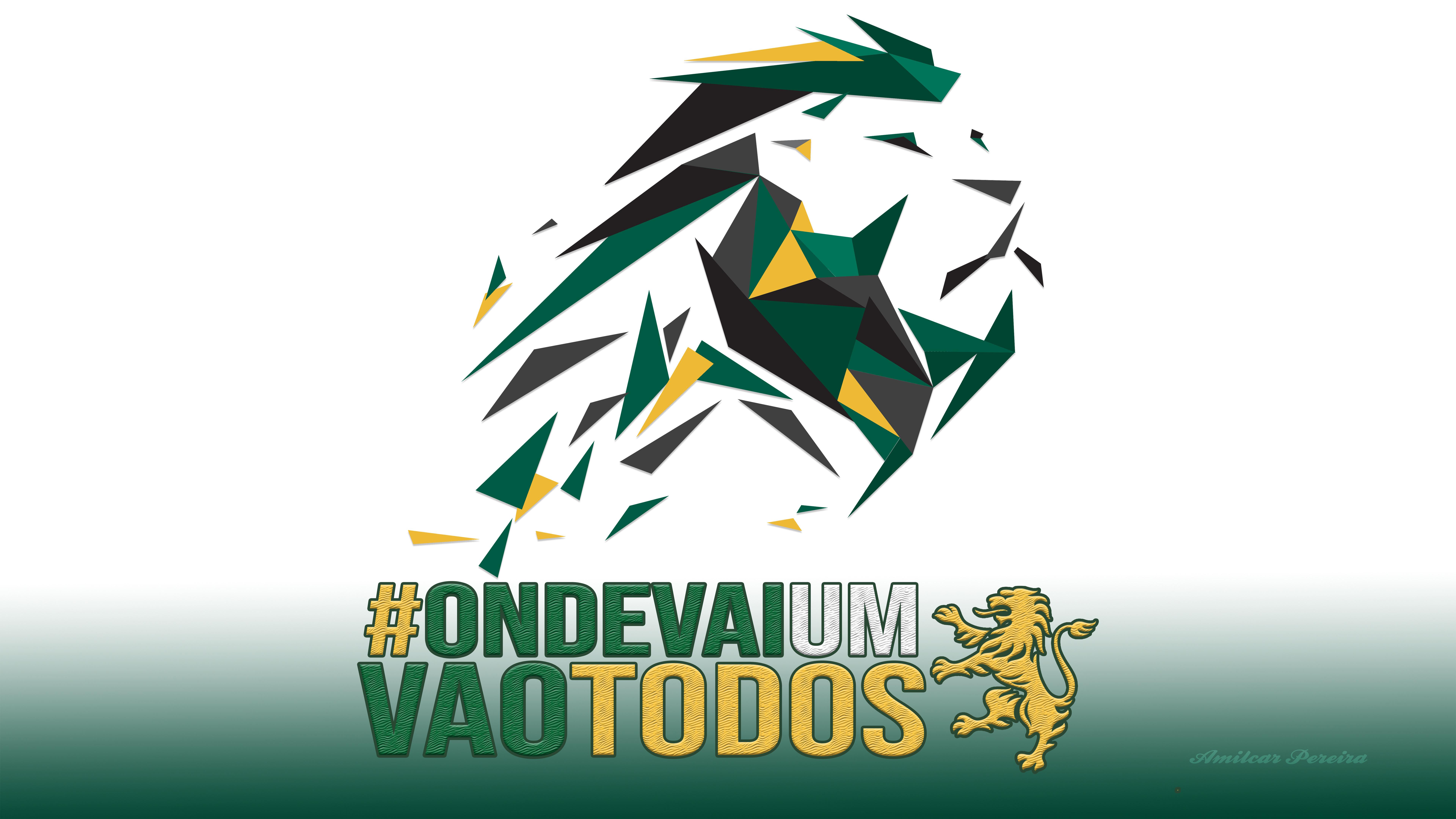 Sporting Clube De Portugal Sporting Minimalism Simple Background Two Tone Signature Logo Animals Lio 7680x4320