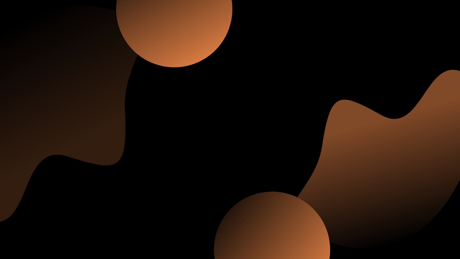 Material Minimal Shapes Orange Simple Background Minimalism 1920x1080