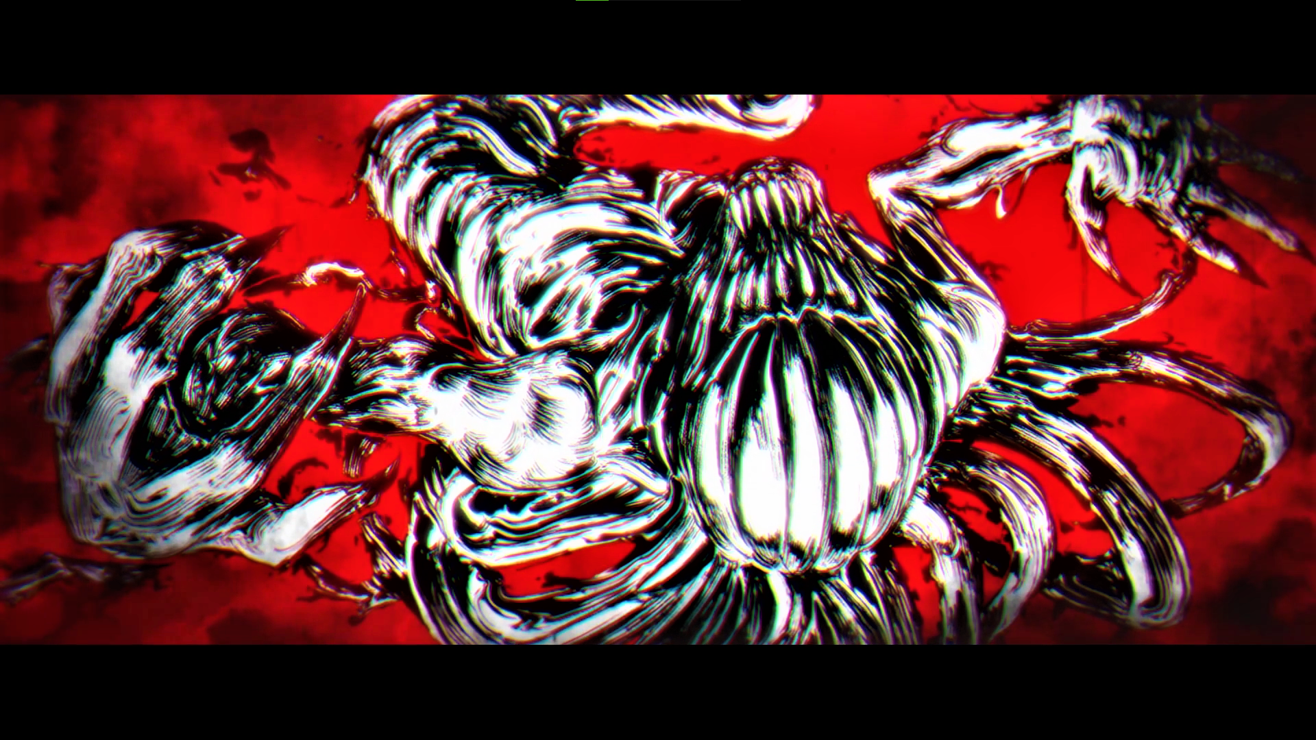 Jujutsu Kaisen Demon Demon Face Red Red Background Sketches Teeth Long Nails Anime Anime Screenshot  1920x1080