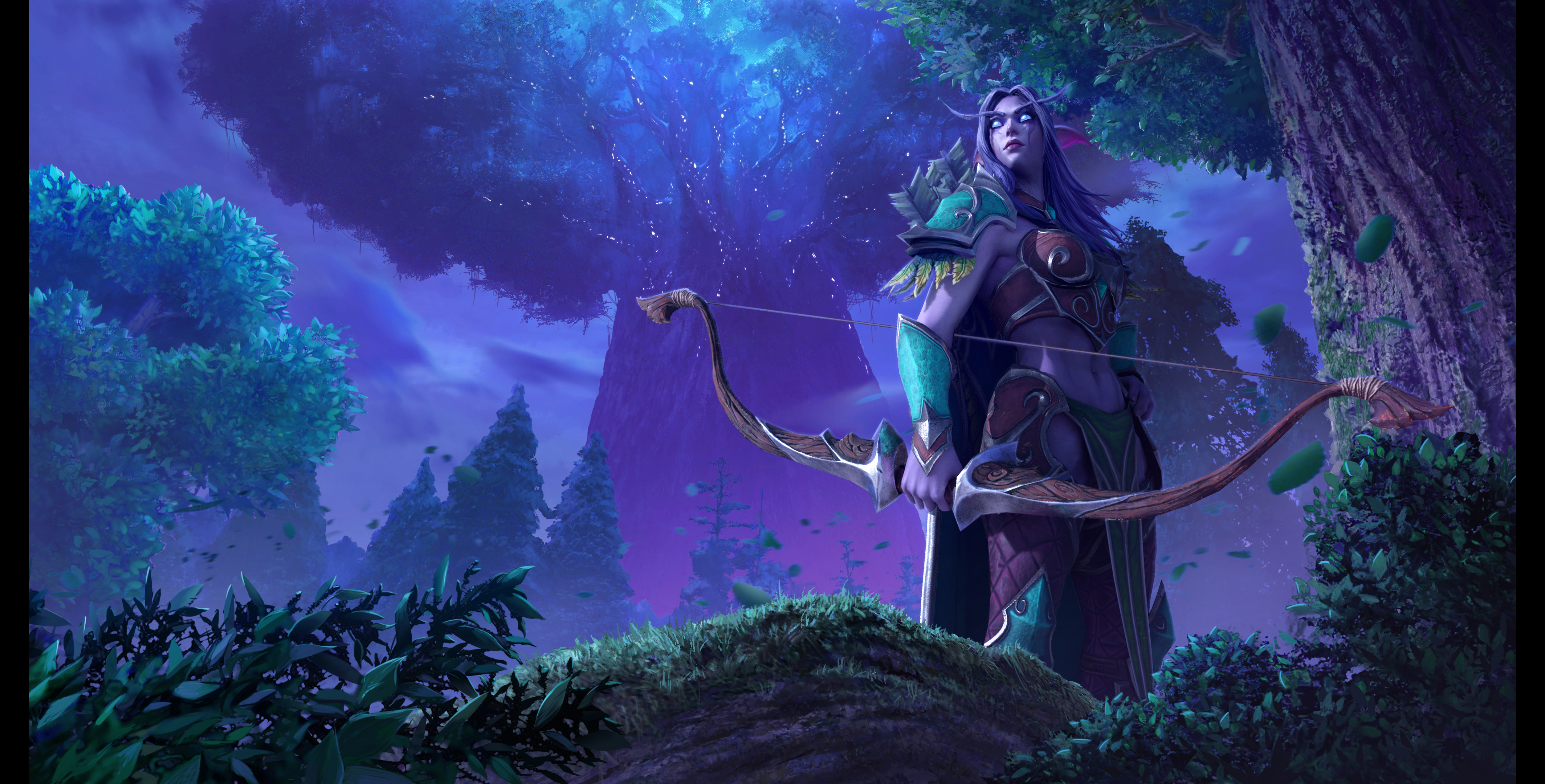 Warcraft Iii Reforged Blizzard Entertainment Warcraft Night Elves Video Games Pointy Ears Video Game 4256x2160