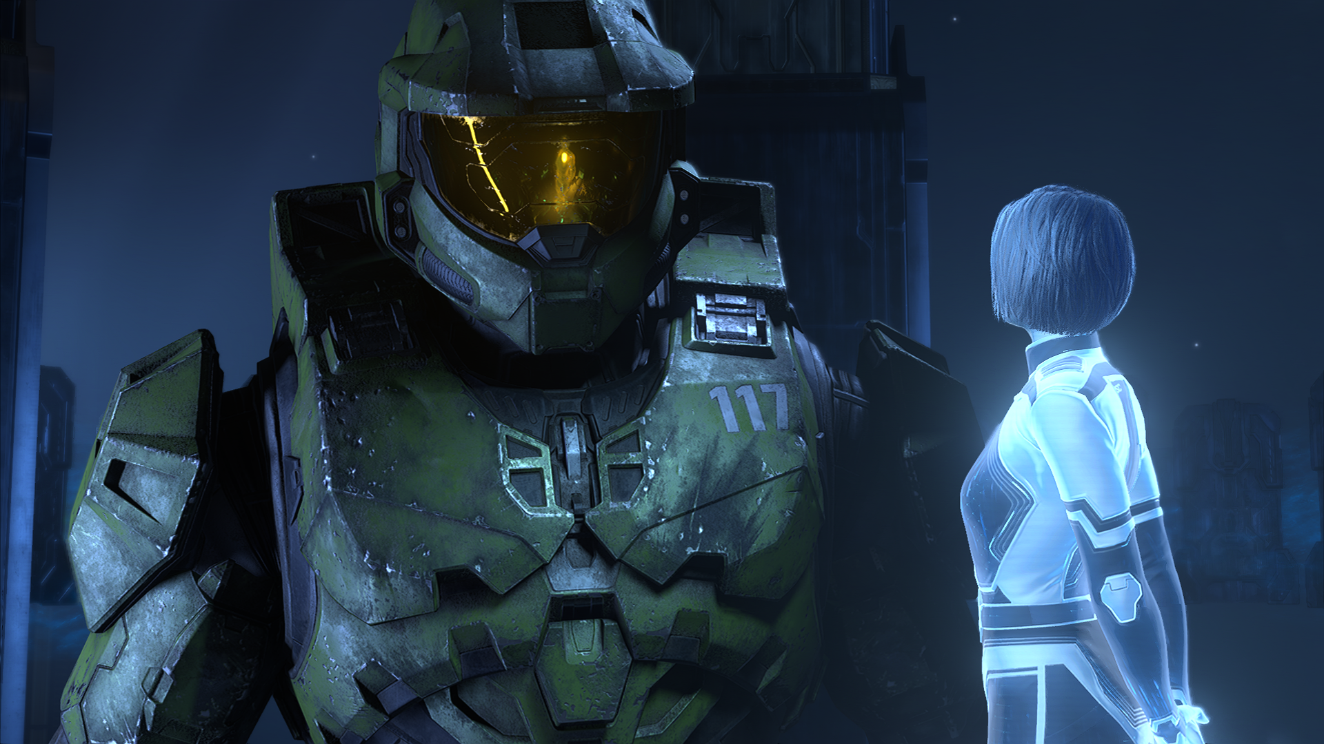 Gaming Series Video Games Halo Infinite Master Chief Halo Cortana Halo Armor Video Game Characters V 1920x1080