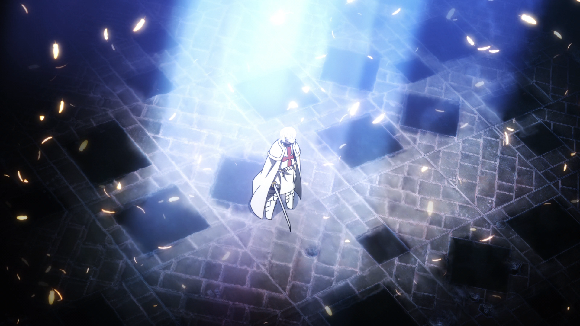 Enen No Shouboutai Anime Boys Anime Anime Screenshot White Hair Sunlight Sword Weapon 1920x1080