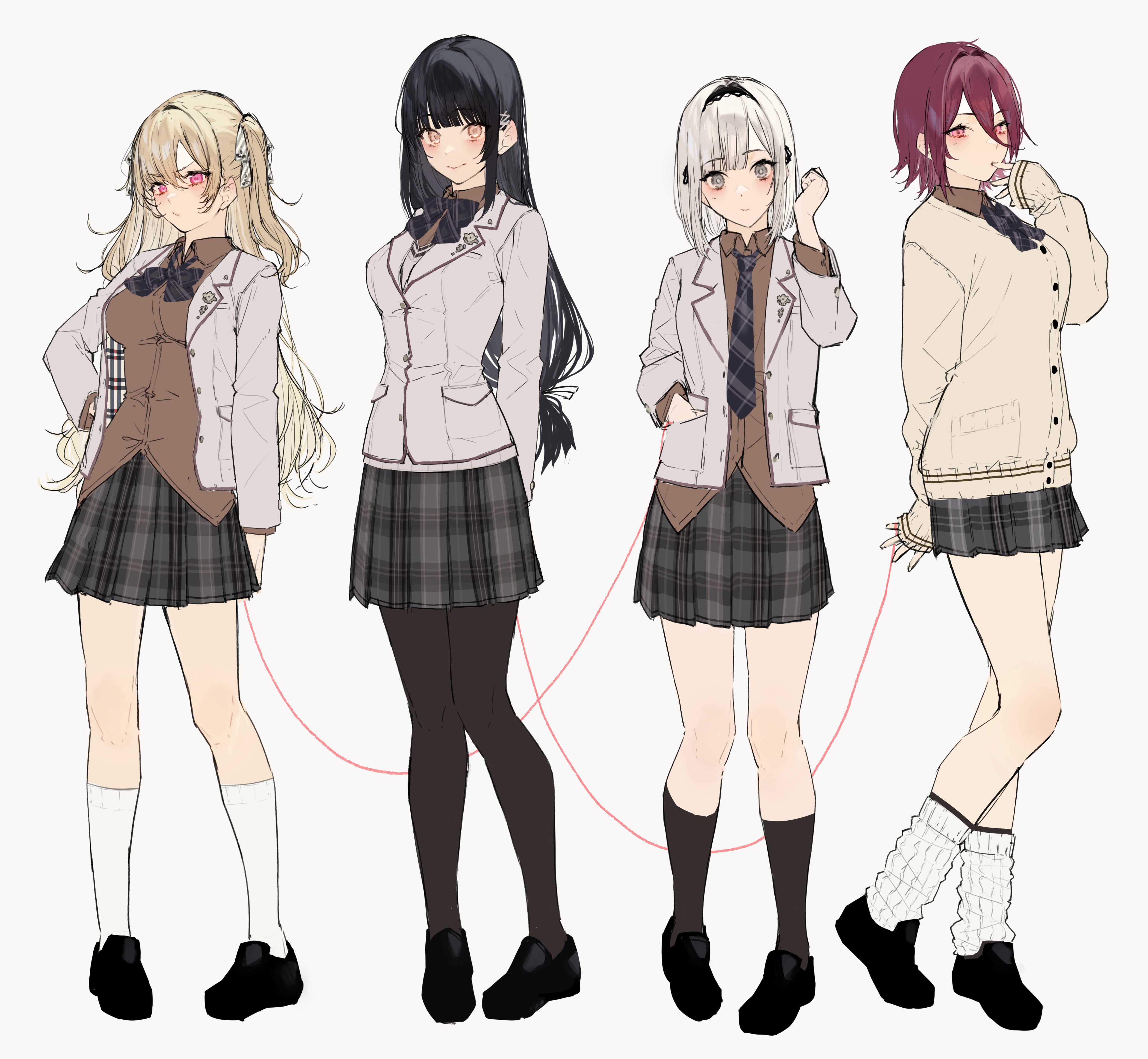Anime Anime Girls Original Characters Solo Artwork Digital Art Fan Art  Gothic Blue Eyes Wallpaper - Resolution:2565x3920 - ID:1335528 