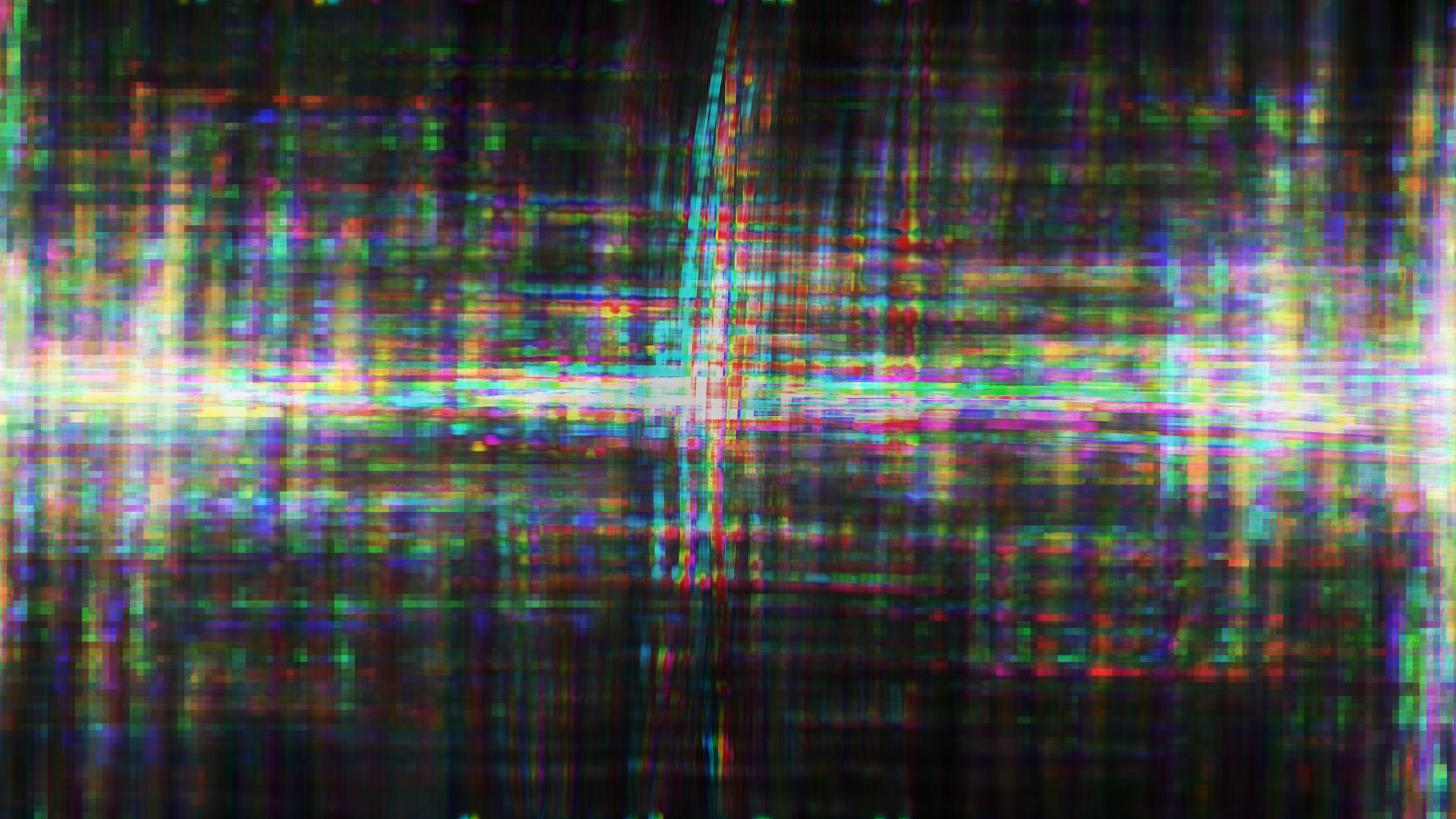 Glitch Art Noise Abstract Dirty Colorful 5120x2880