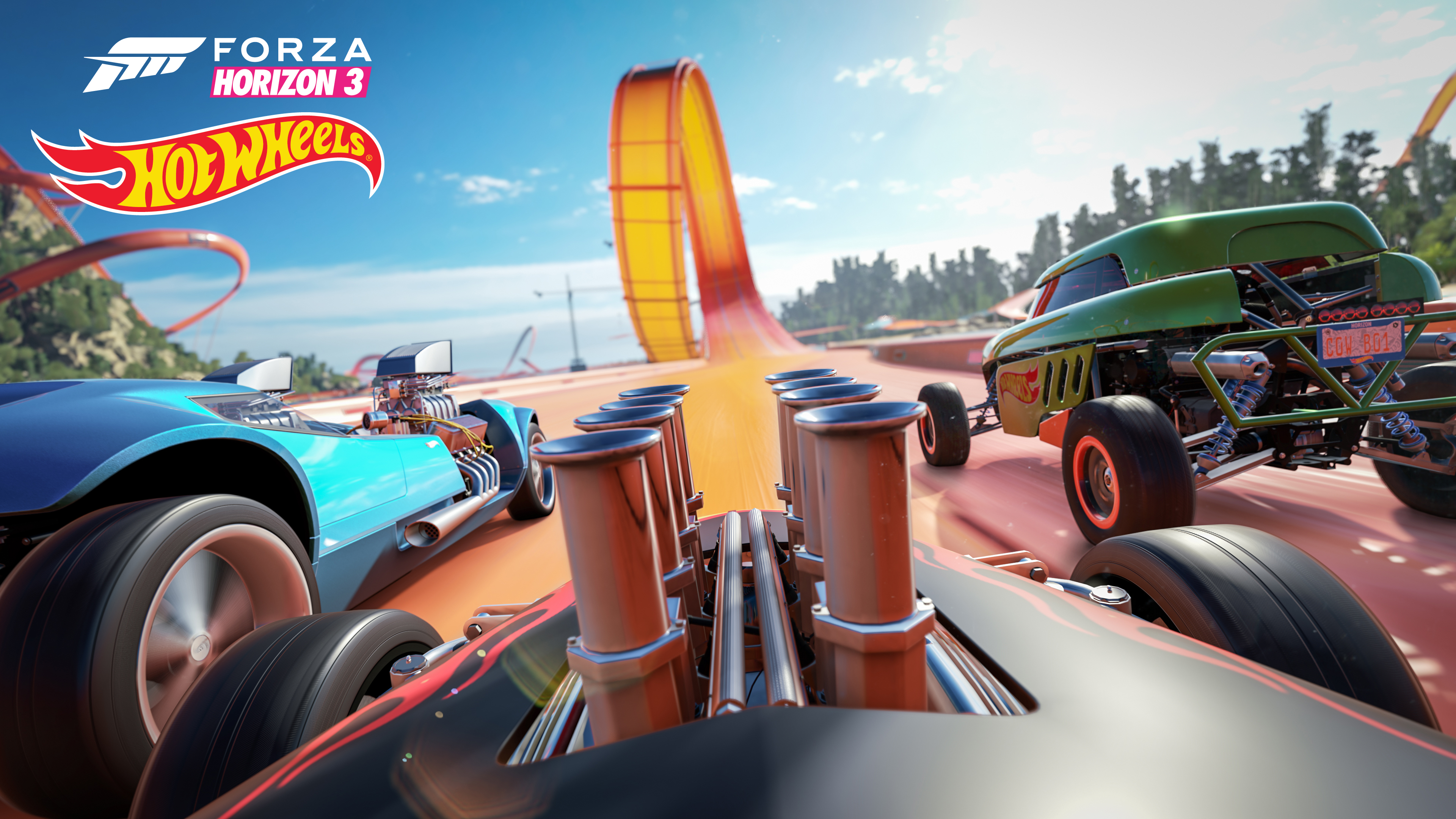 Forza Horizon 3 Video Games Logo Race Cars Race Tracks 3840x2160