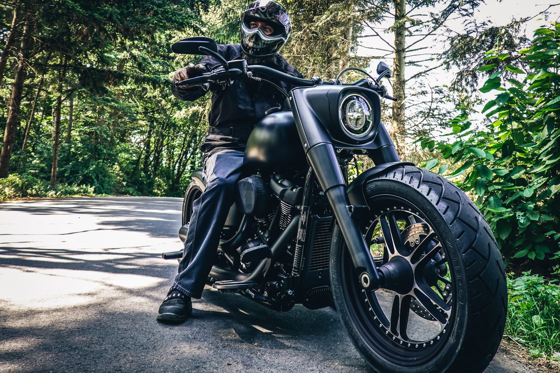 Custom Motorcycle Harley Davidson Thunderbike Customs Biker 1920x1278