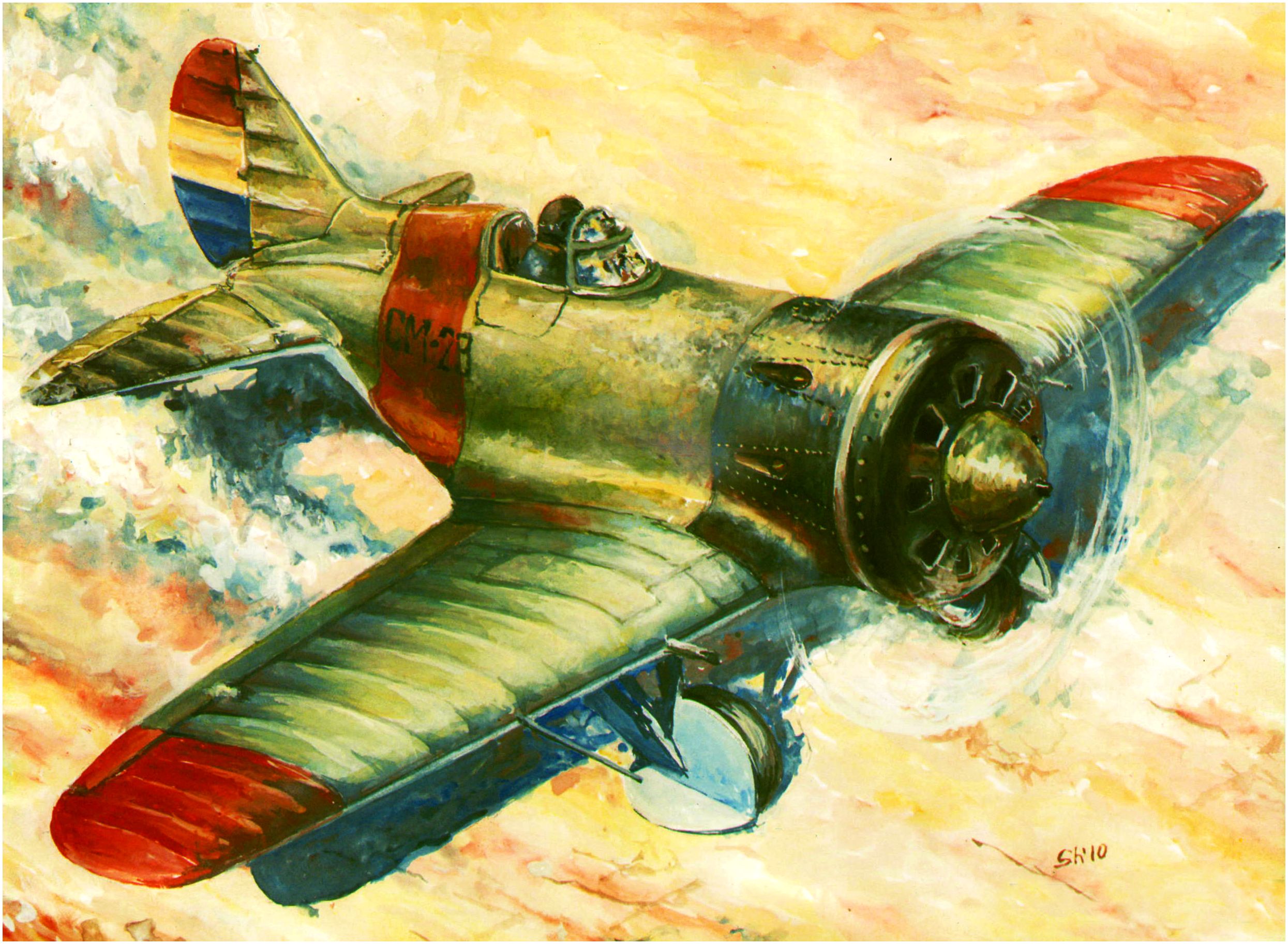 World War World War Ii War Military Military Aircraft Aircraft Airplane Spanish Civil War Boxart Art 2490x1825