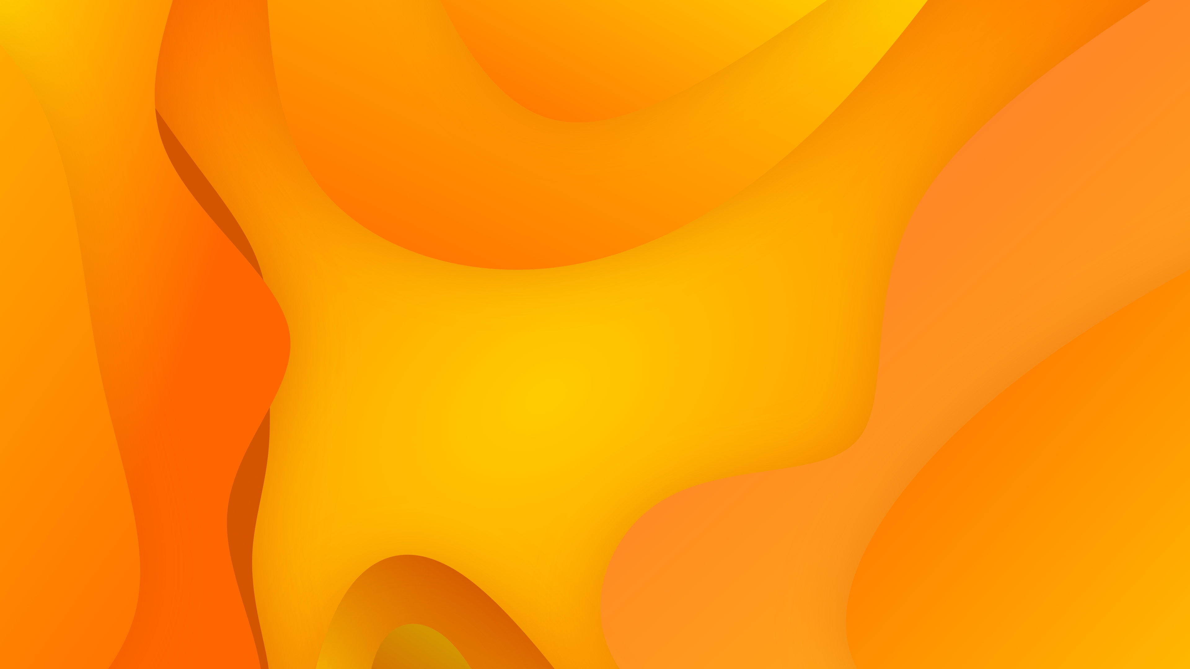 Abstract 3D Abstract Yellow Yellow Background Fluid Minimalism Simple Background 3840x2160