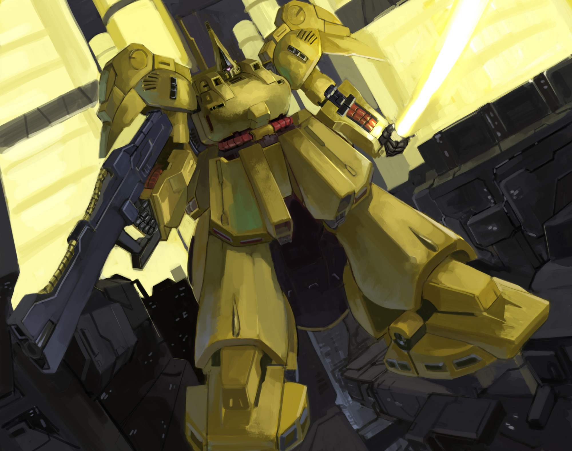 The O Mobile Suit Zeta Gundam Mobile Suit Anime Mechs Super Robot Taisen Artwork Digital Art Fan Art 2000x1580