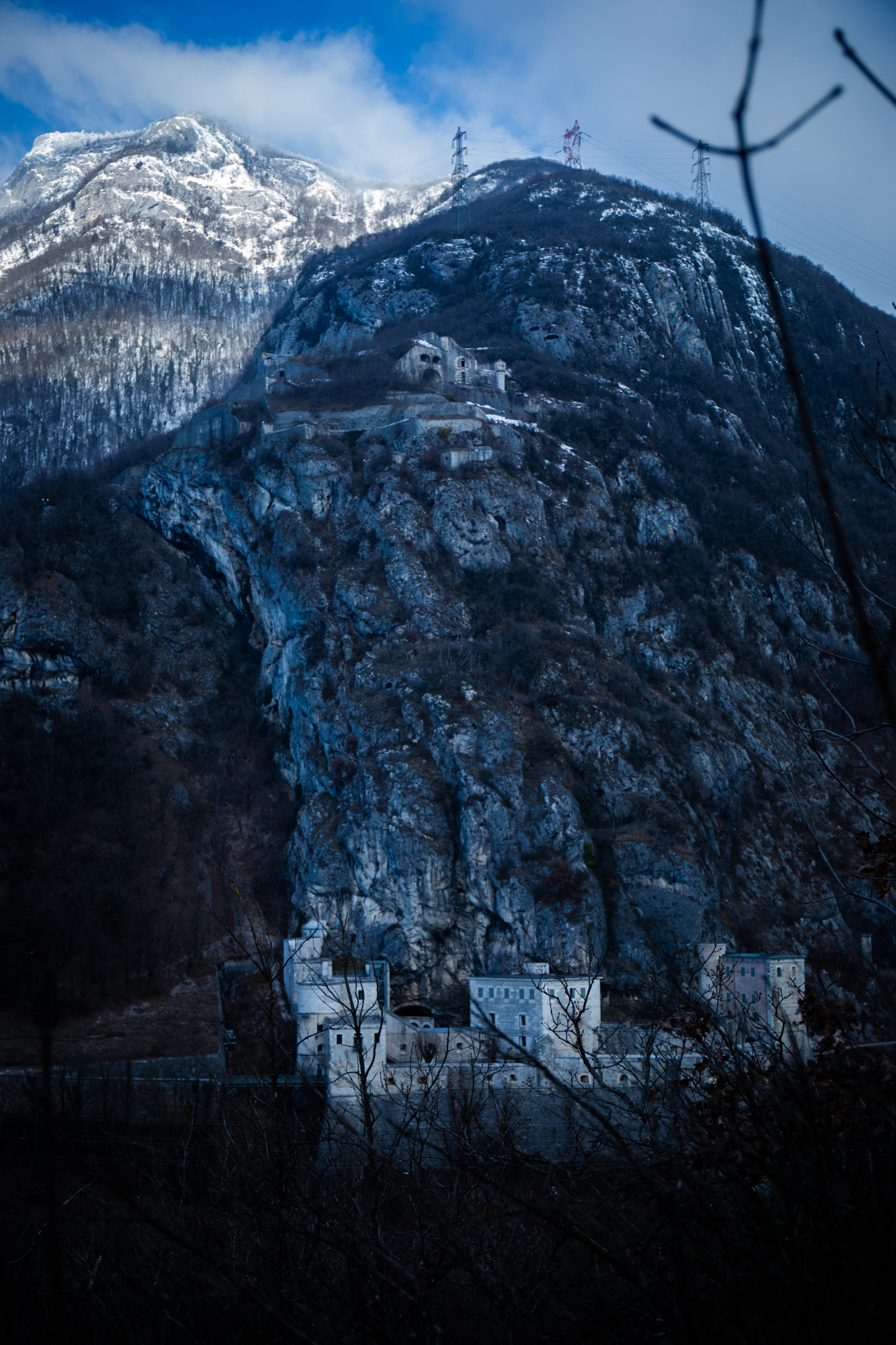 Outdoors Photography Mountains Landscape Cliff Winter Trees Castle History Nature Vertical Clouds Sn 1365x2048
