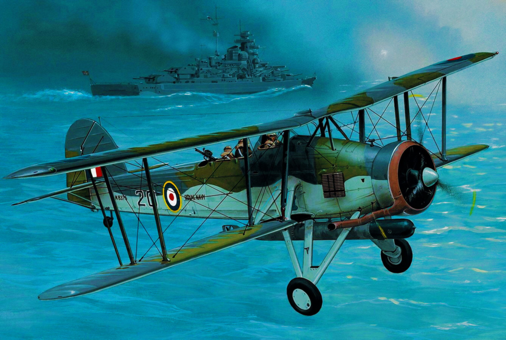 World War Ii Aircraft Airplane War Military Aircraft Military Royal Navy Torpedo Bomber Fairey Sword 1920x1292