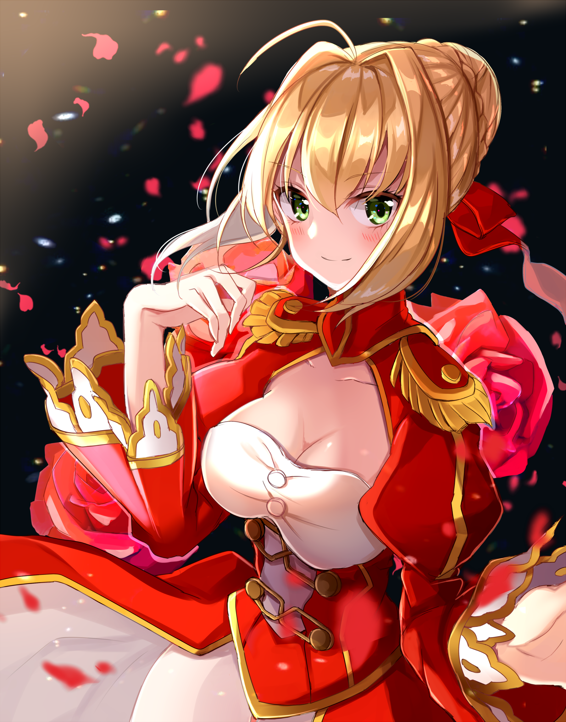 Anime Anime Girls Fate Series Fate Extra Fate Extra CCC Fate Grand Order Nero Claudius Long Hair Blo 1800x2296