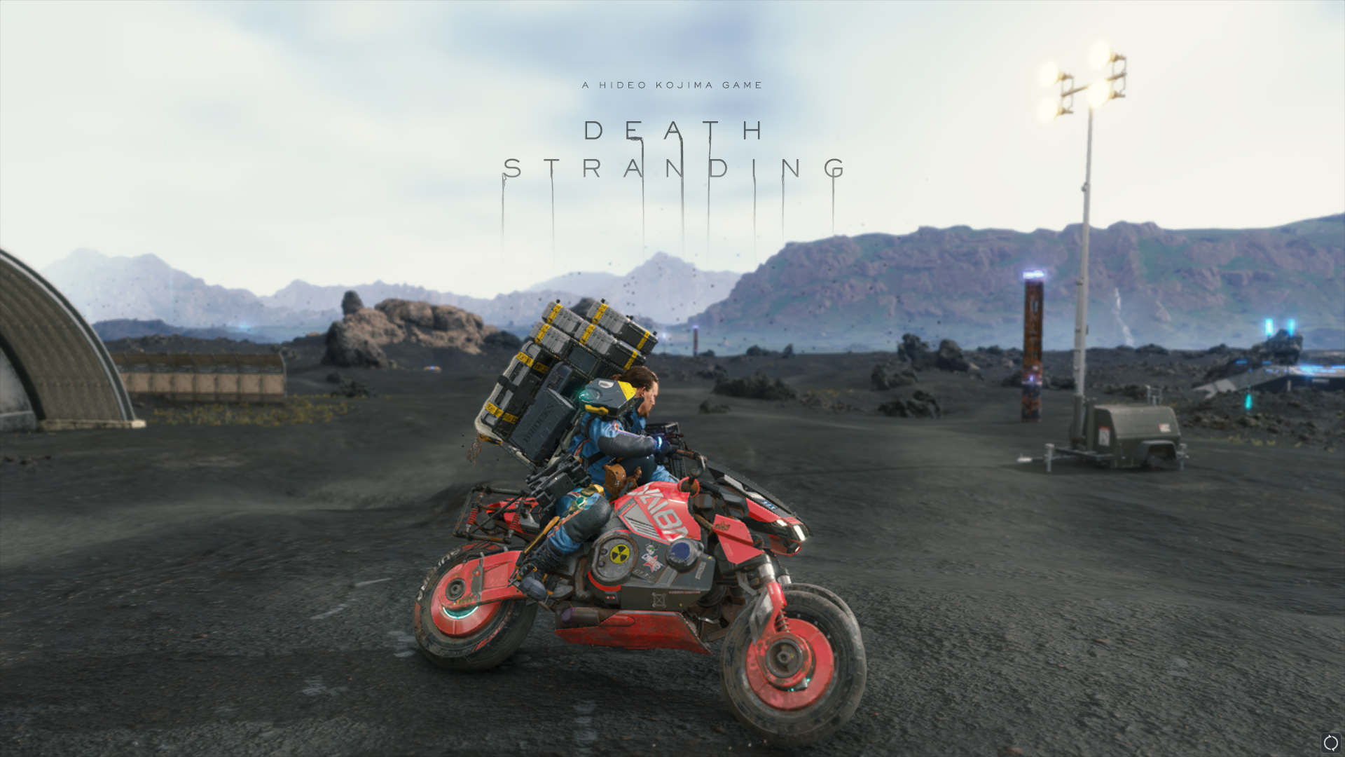 Death Stranding Video Games Hideo Kojima PlayStation CGi Motorcycle Video Game Characters Kojima Pro 1920x1080