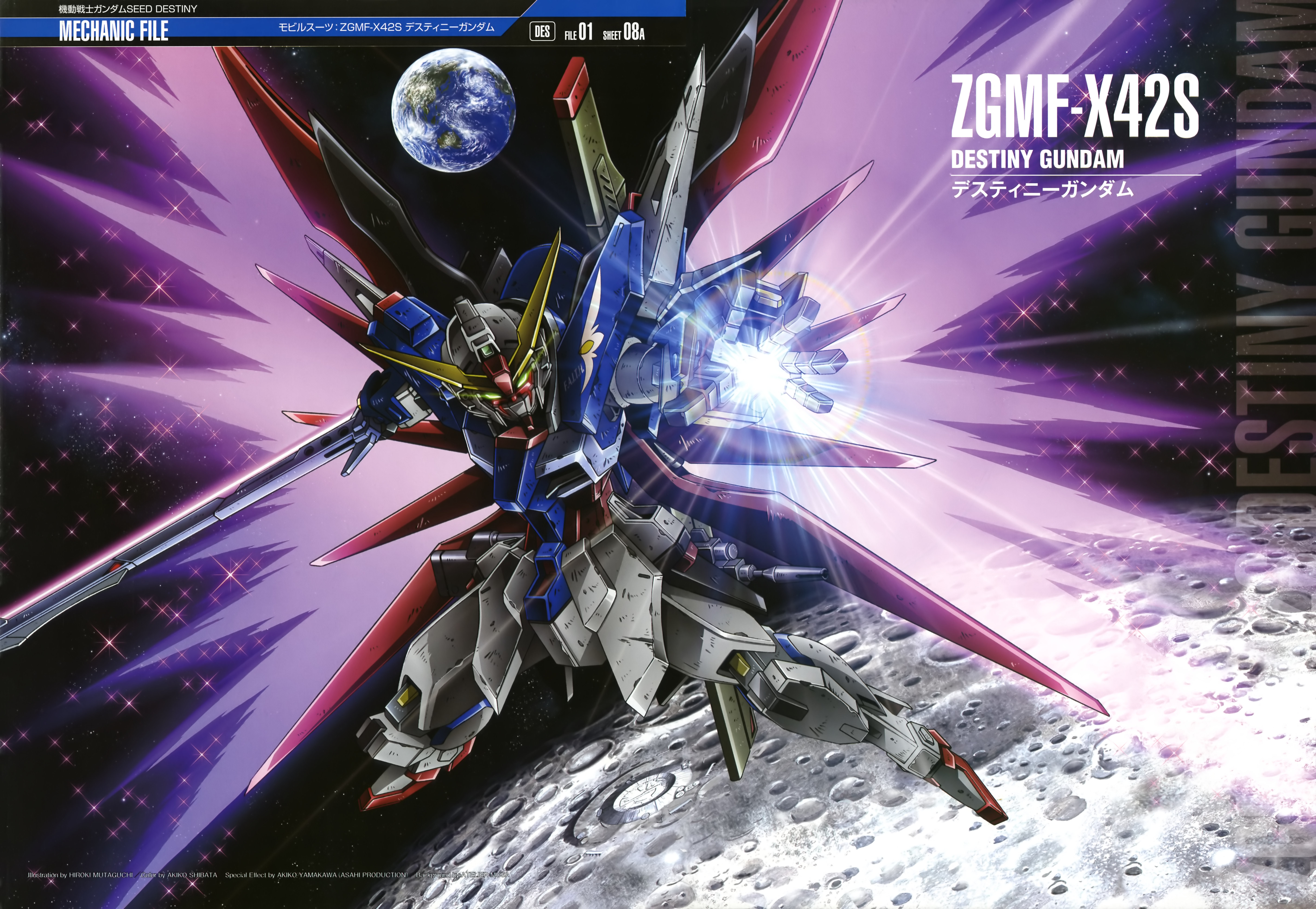 Super Robot Taisen Destiny Gundam Gundam Mobile Suit Gundam SEED Destiny Anime Mechs Artwork Digital 5679x3921