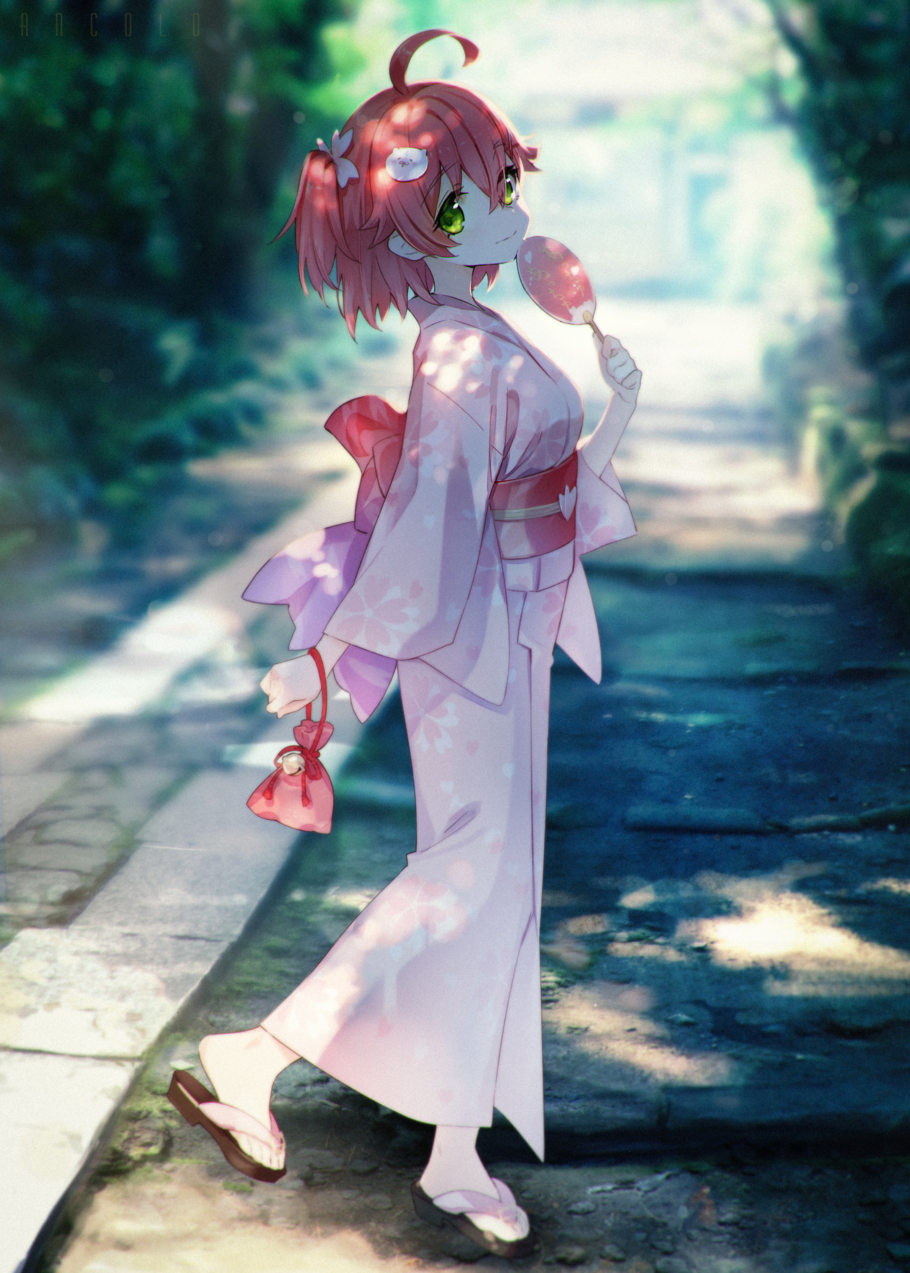 Anime Anime Girls Hololive Sakura Miko Long Hair Pink Hair Solo Artwork Digital Art Fan Art Fans Gre 2894x4047